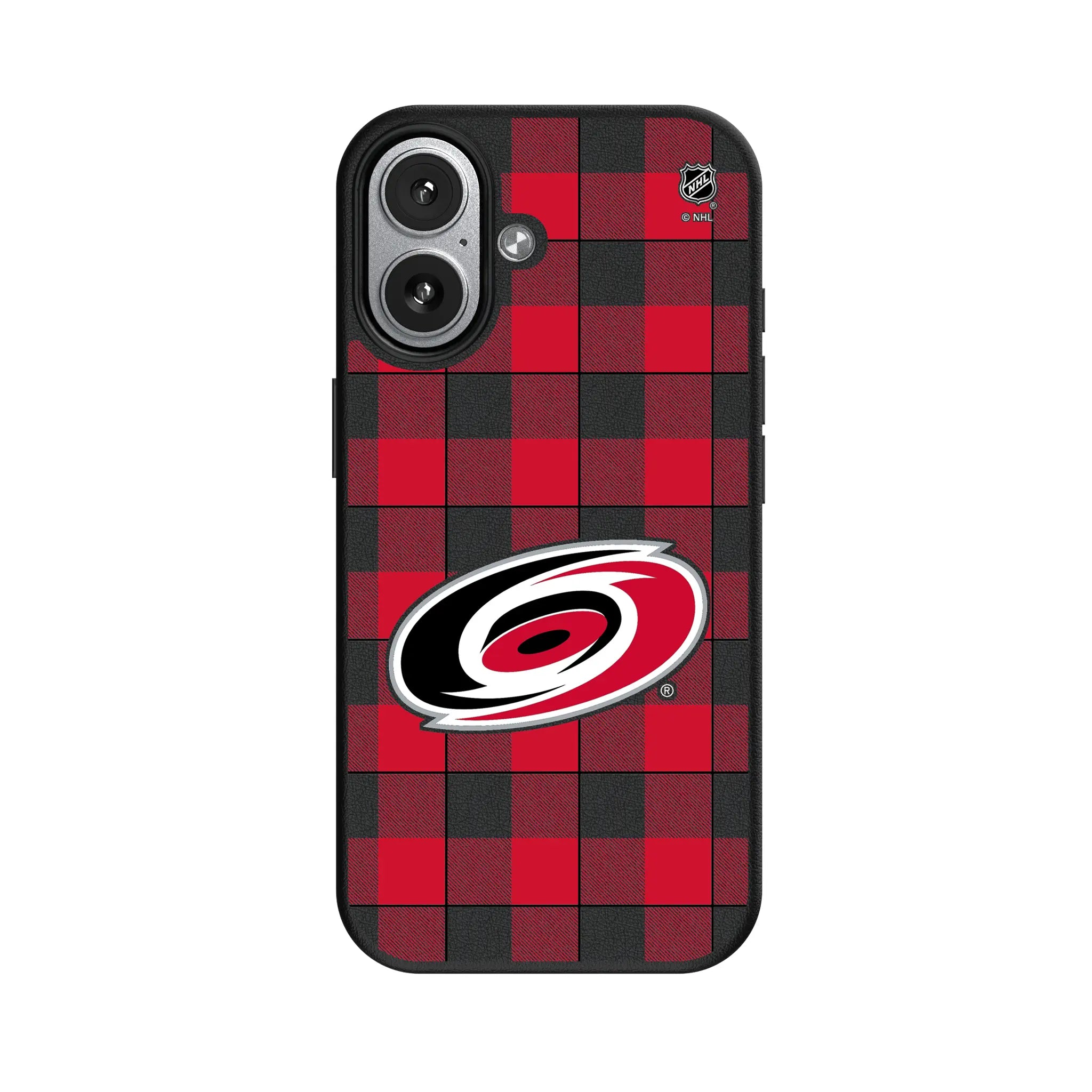 Carolina Hurricanes Plaid MagSafe Compatible Phone Case for Apple iPhone
