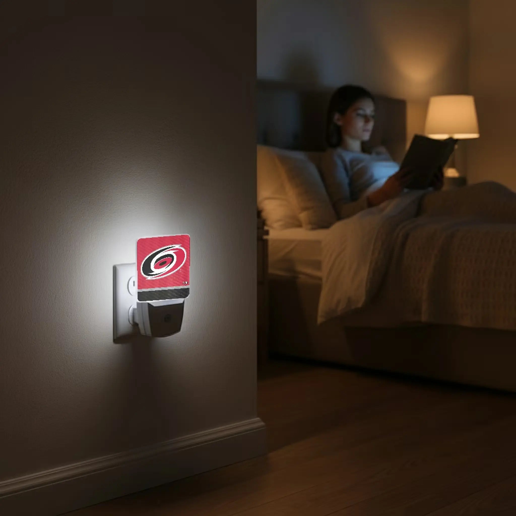 Carolina Hurricanes Stripe Night Light 2-Pack