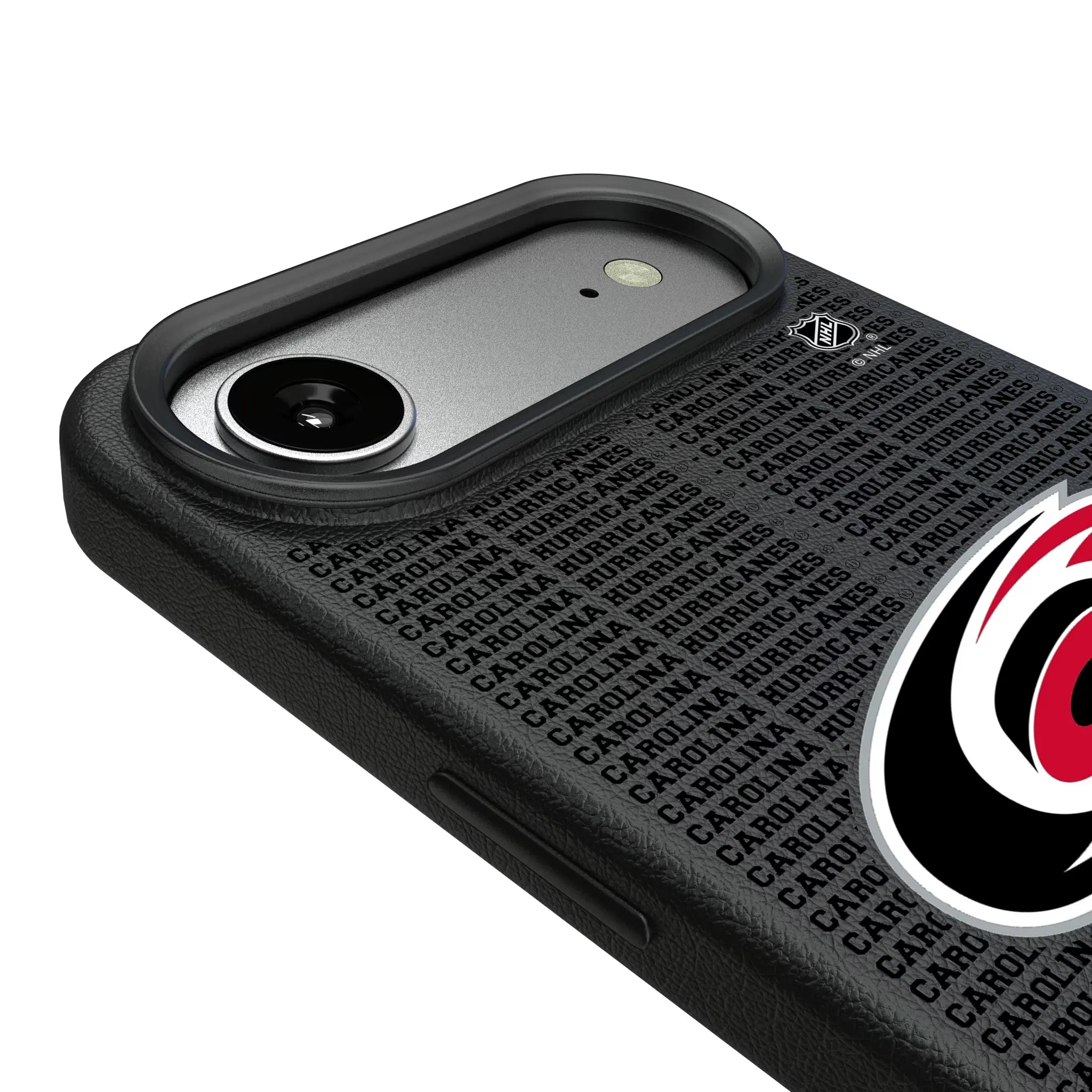 Carolina Hurricanes Text Backdrop MagSafe Compatible Phone Case for Apple iPhone
