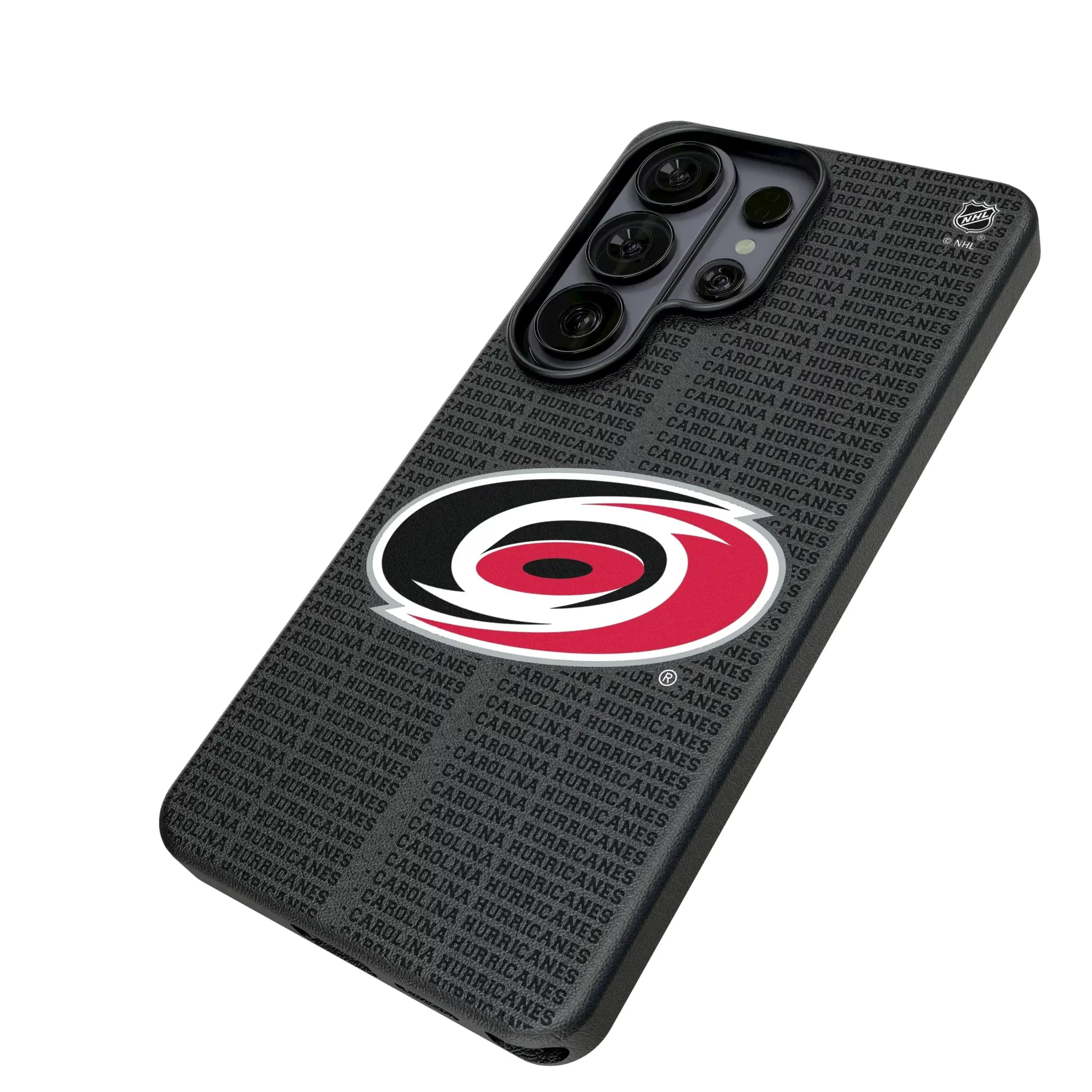 Carolina Hurricanes Text Backdrop MagSafe Compatible Phone Case for Samsung Galaxy