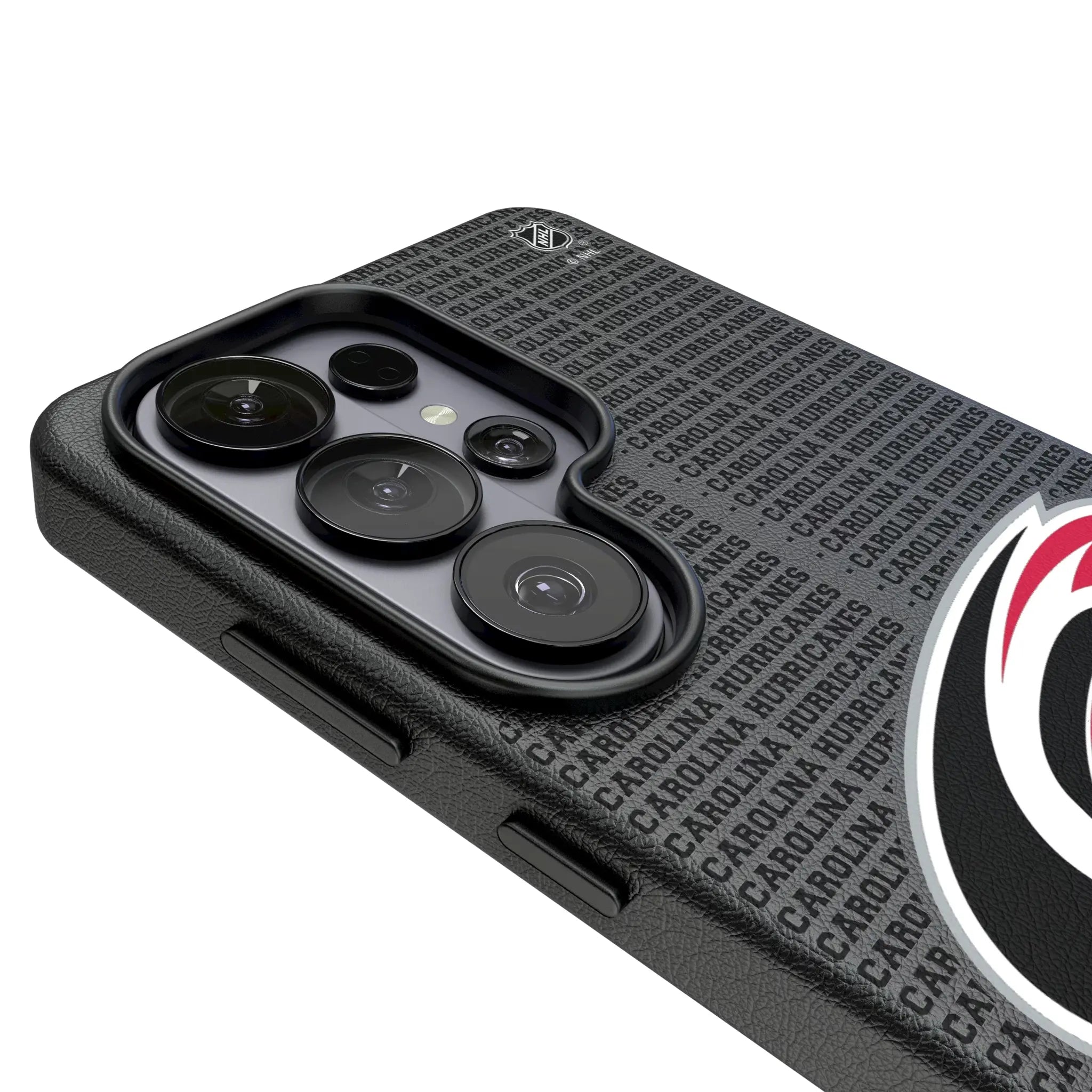 Carolina Hurricanes Text Backdrop MagSafe Compatible Phone Case for Samsung Galaxy
