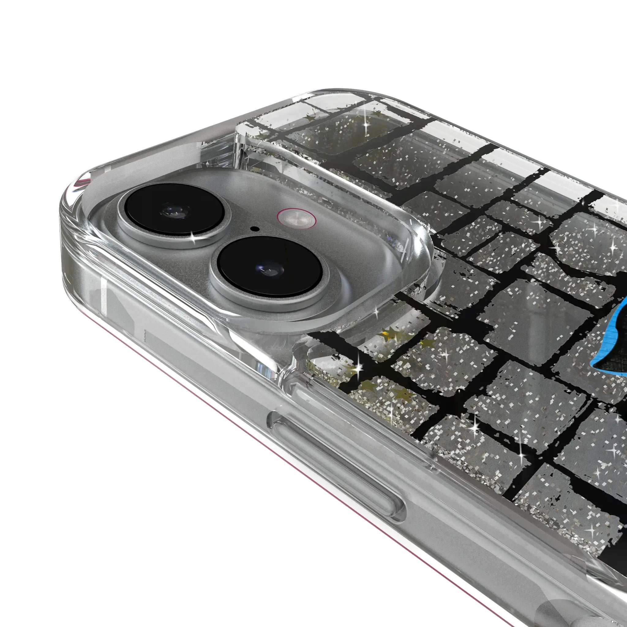 Carolina Panthers Brick Glitter Phone Case for Apple iPhone