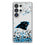 Carolina Panthers Confetti Clear Phone Case for Samsung Galaxy