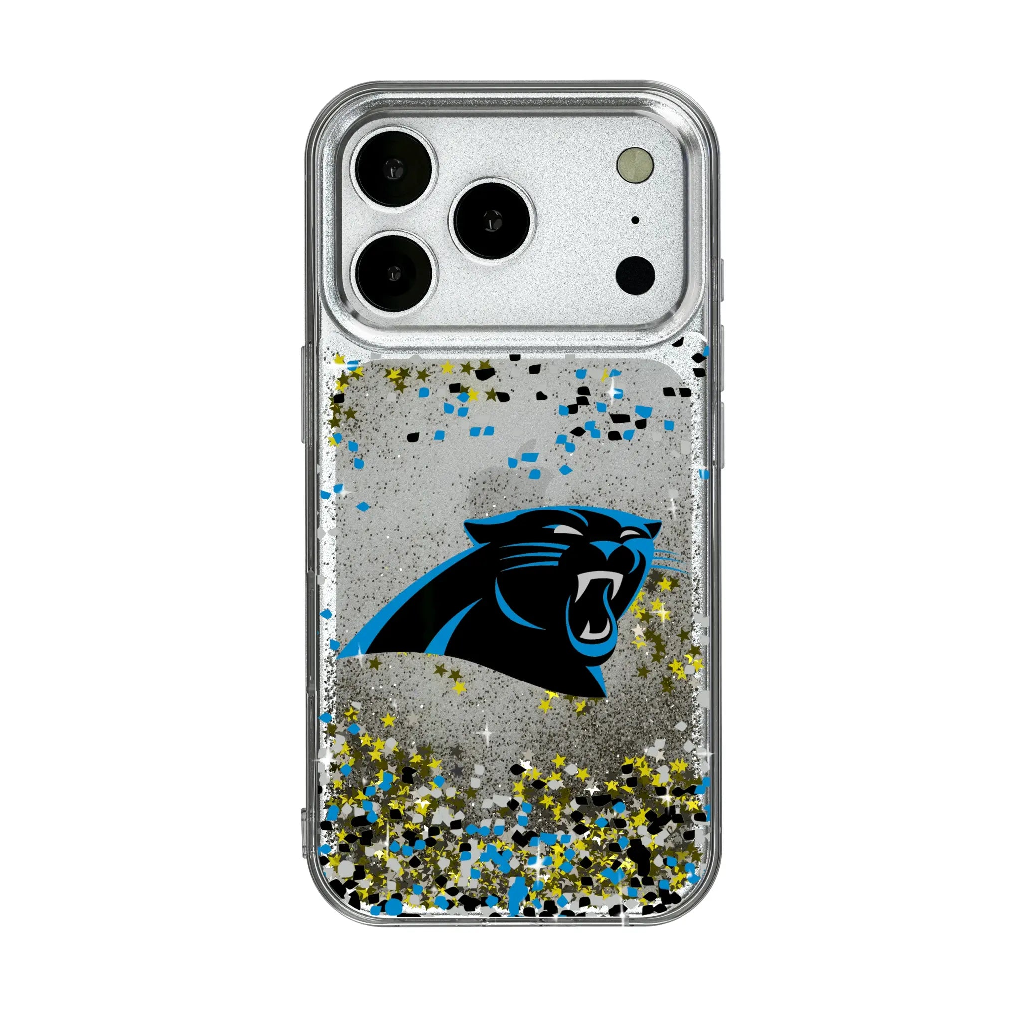 Carolina Panthers Confetti Glitter Phone Case