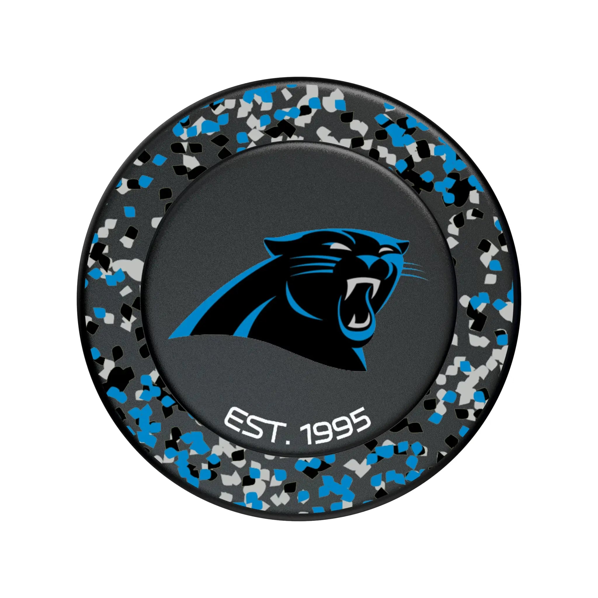 Carolina Panthers Confetti PopSockets Magnetic Phone Grip and Stand