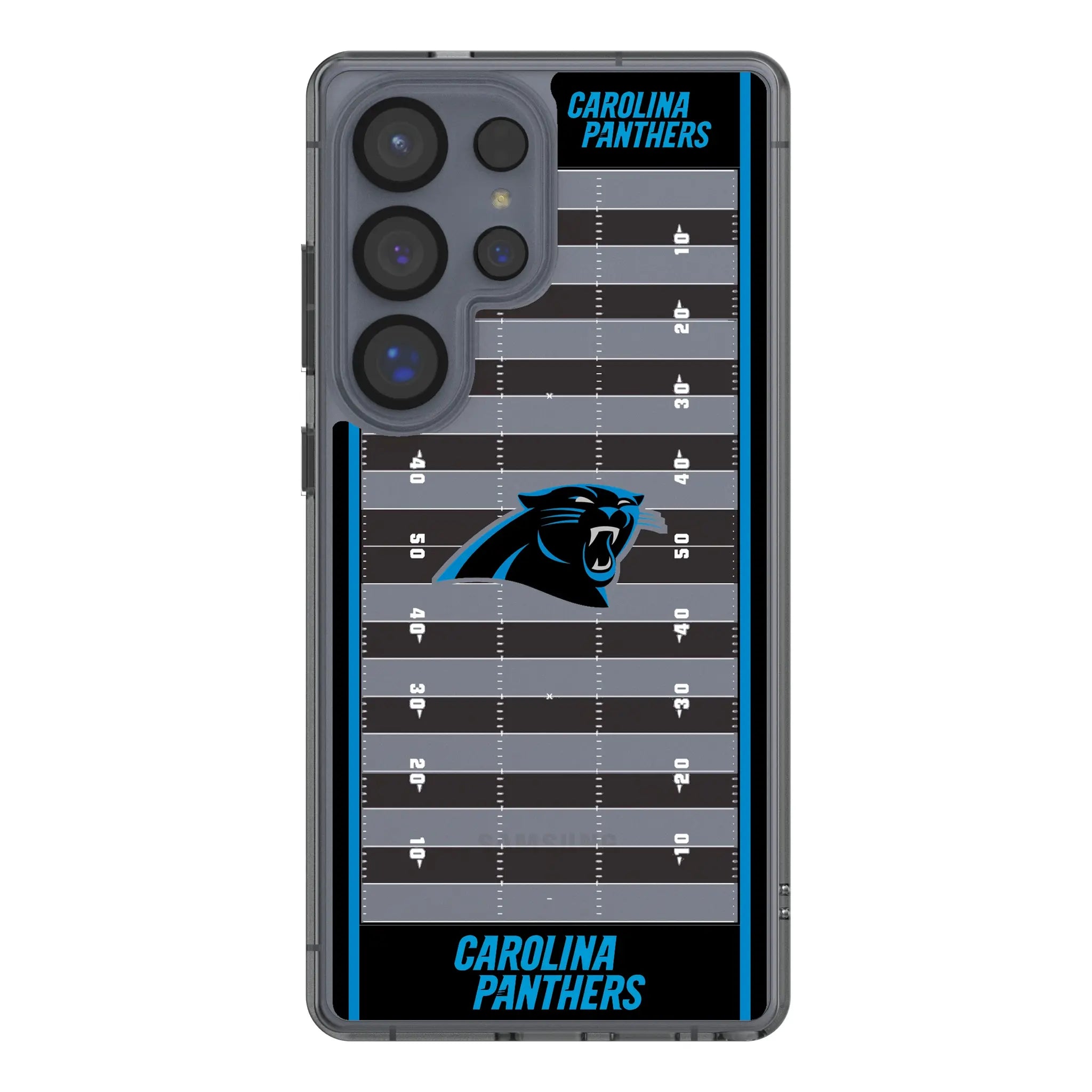 Carolina Panthers Field Clear Phone Case for Samsung Galaxy