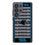 Carolina Panthers Field Clear Phone Case for Samsung Galaxy