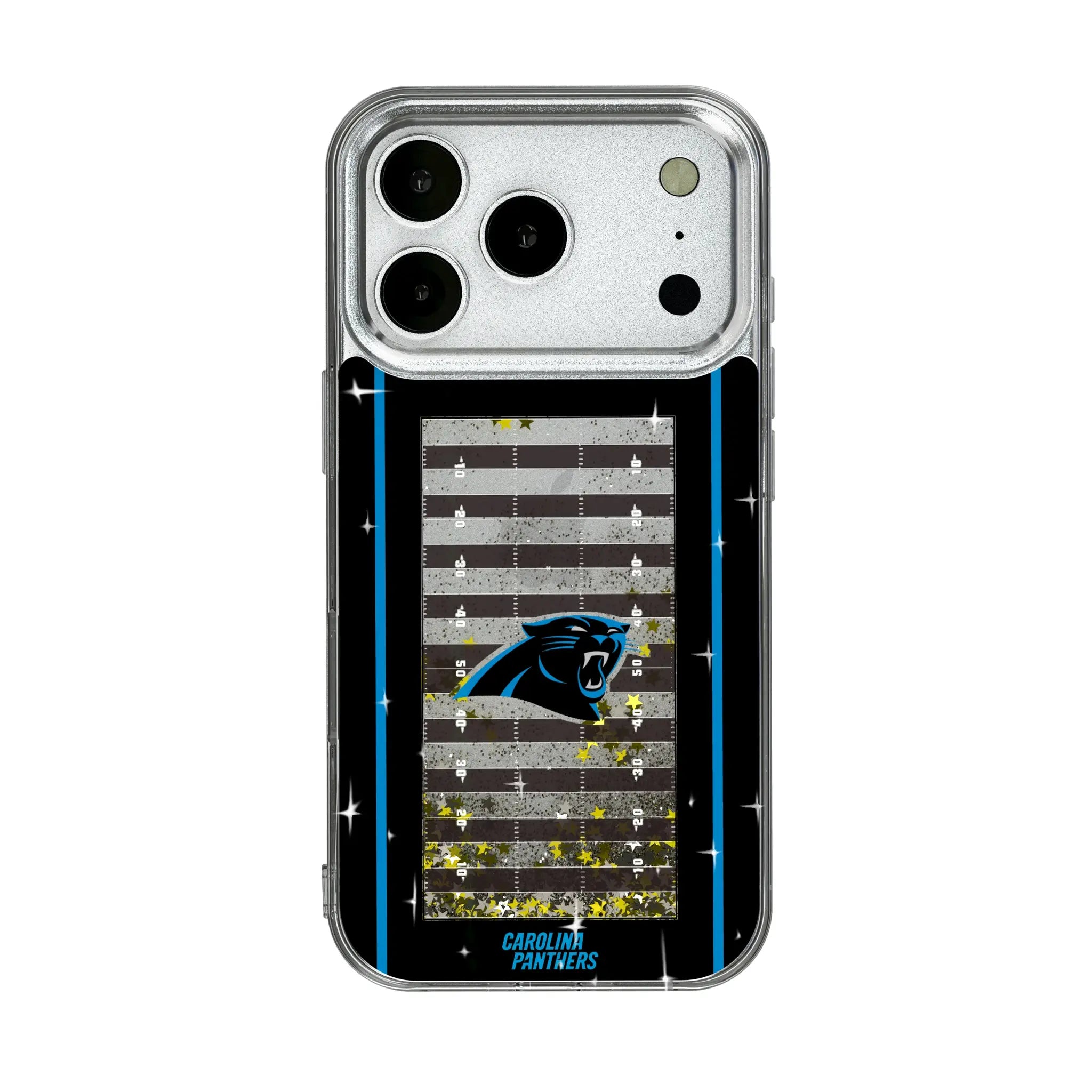 Carolina Panthers Field Glitter Phone Case