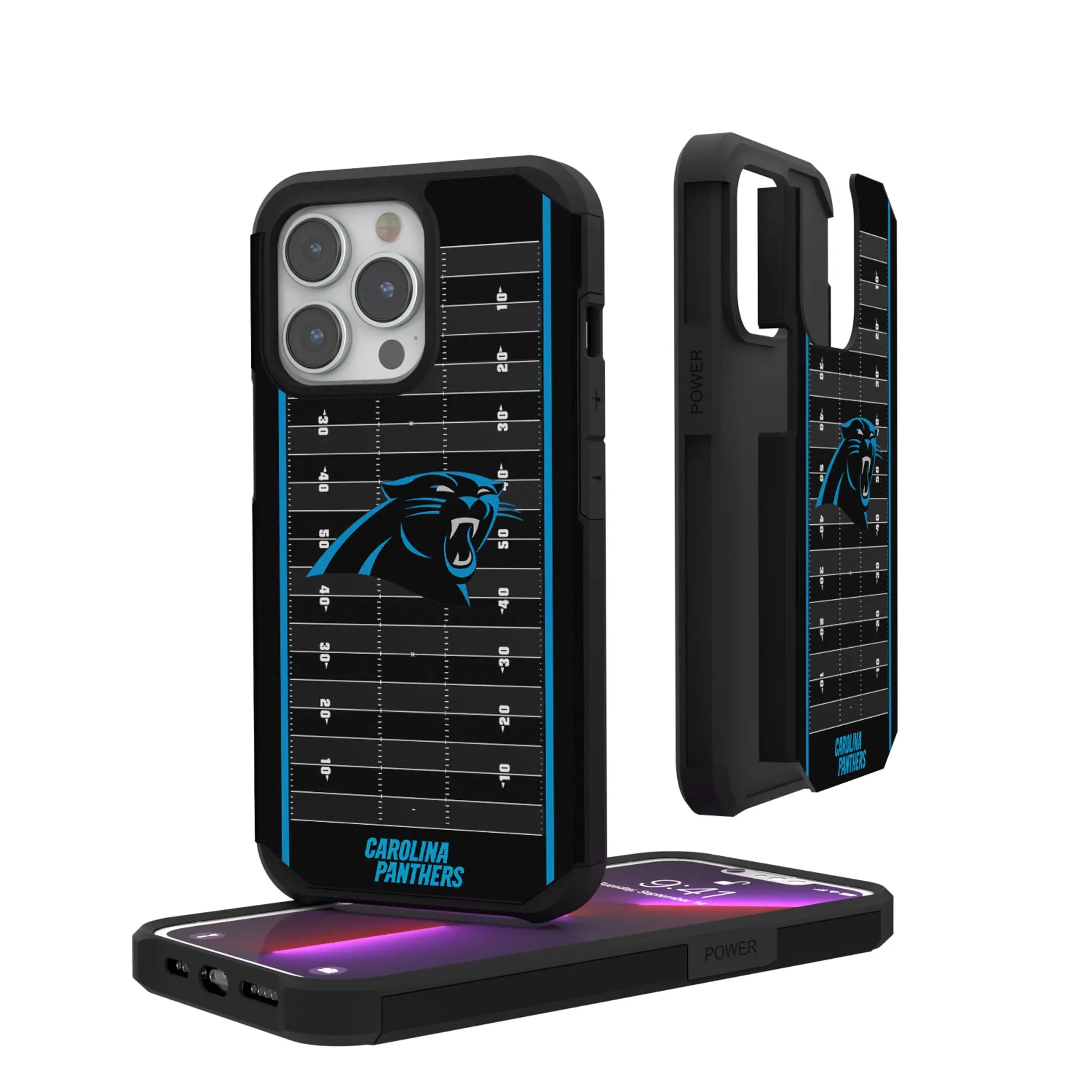 Carolina Panthers Field Rugged Phone Case