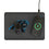 Carolina Panthers Linen 15-Watt Wireless Charger and Mouse Pad