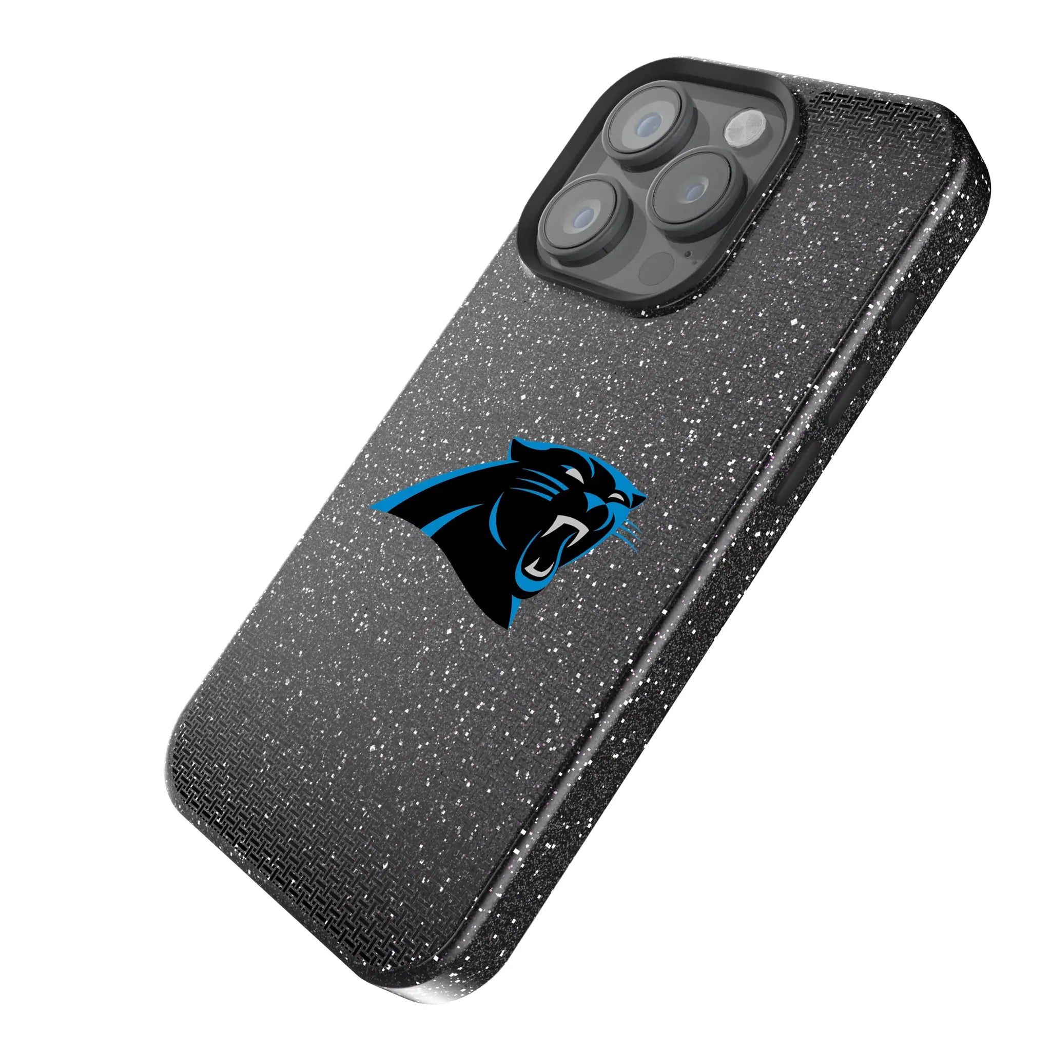 Carolina Panthers Linen Bling Phone Case for Apple iPhone
