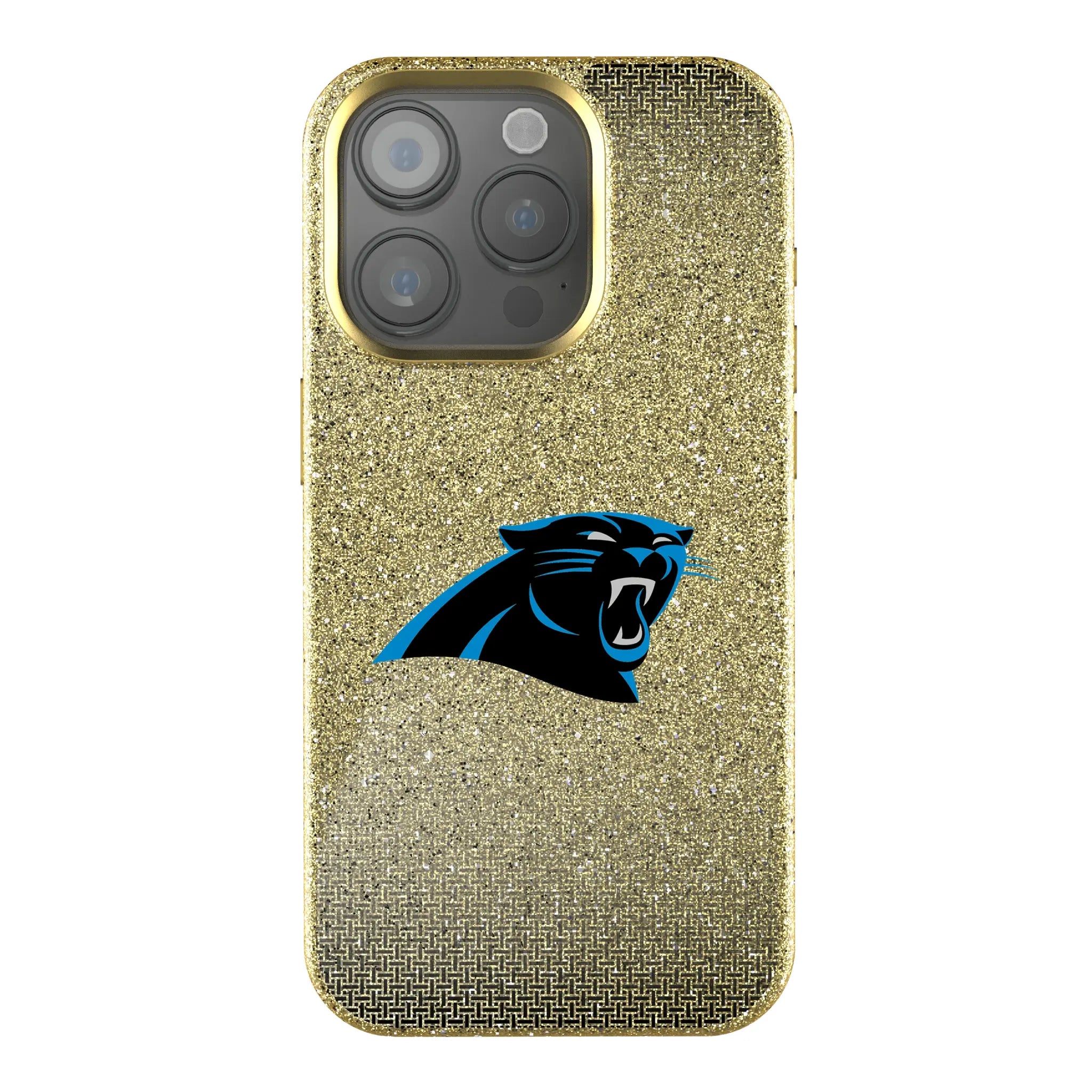Carolina Panthers Linen Bling Phone Case for Apple iPhone