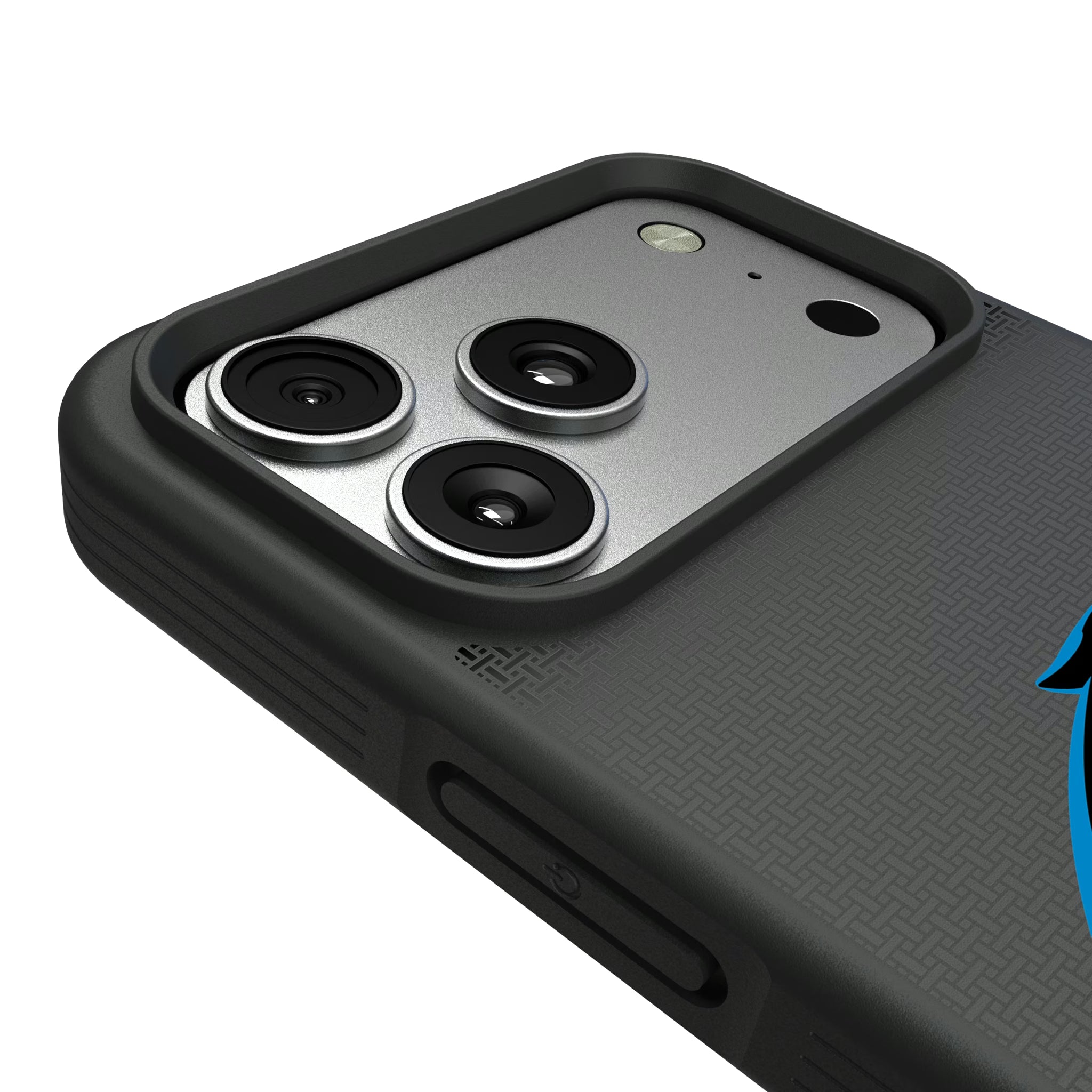 Carolina Panthers Linen Bump Phone Case - Sports Gifts, Sports Memorabilia, Sports Collectibles, Fan Shop
