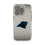 Carolina Panthers Linen Clear Phone Case for Apple iPhone
