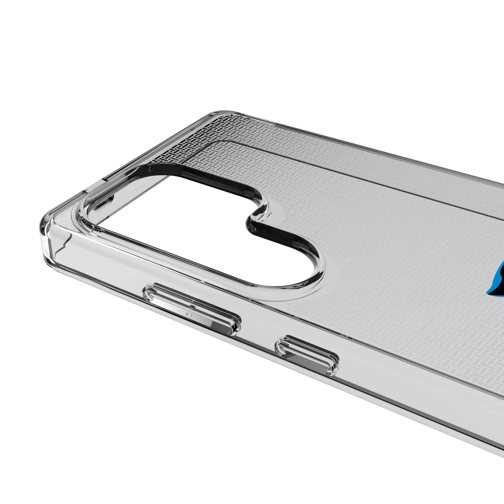 Carolina Panthers Linen Clear Phone Case for Samsung Galaxy