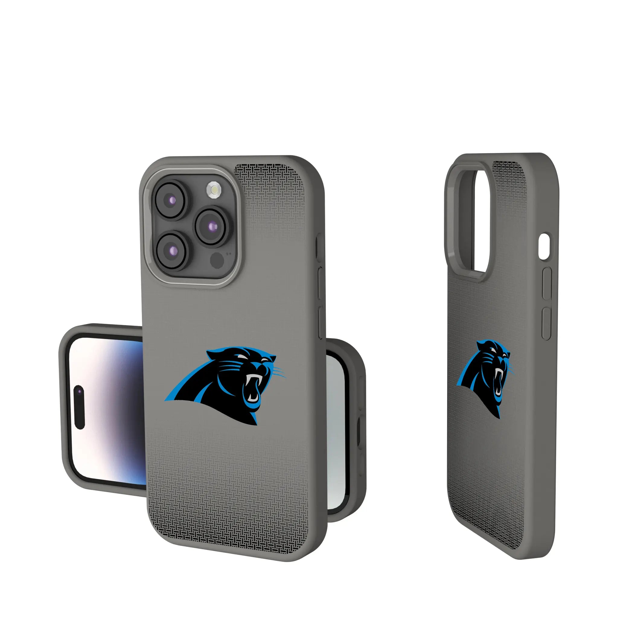 Carolina Panthers Linen Soft Touch Phone Case