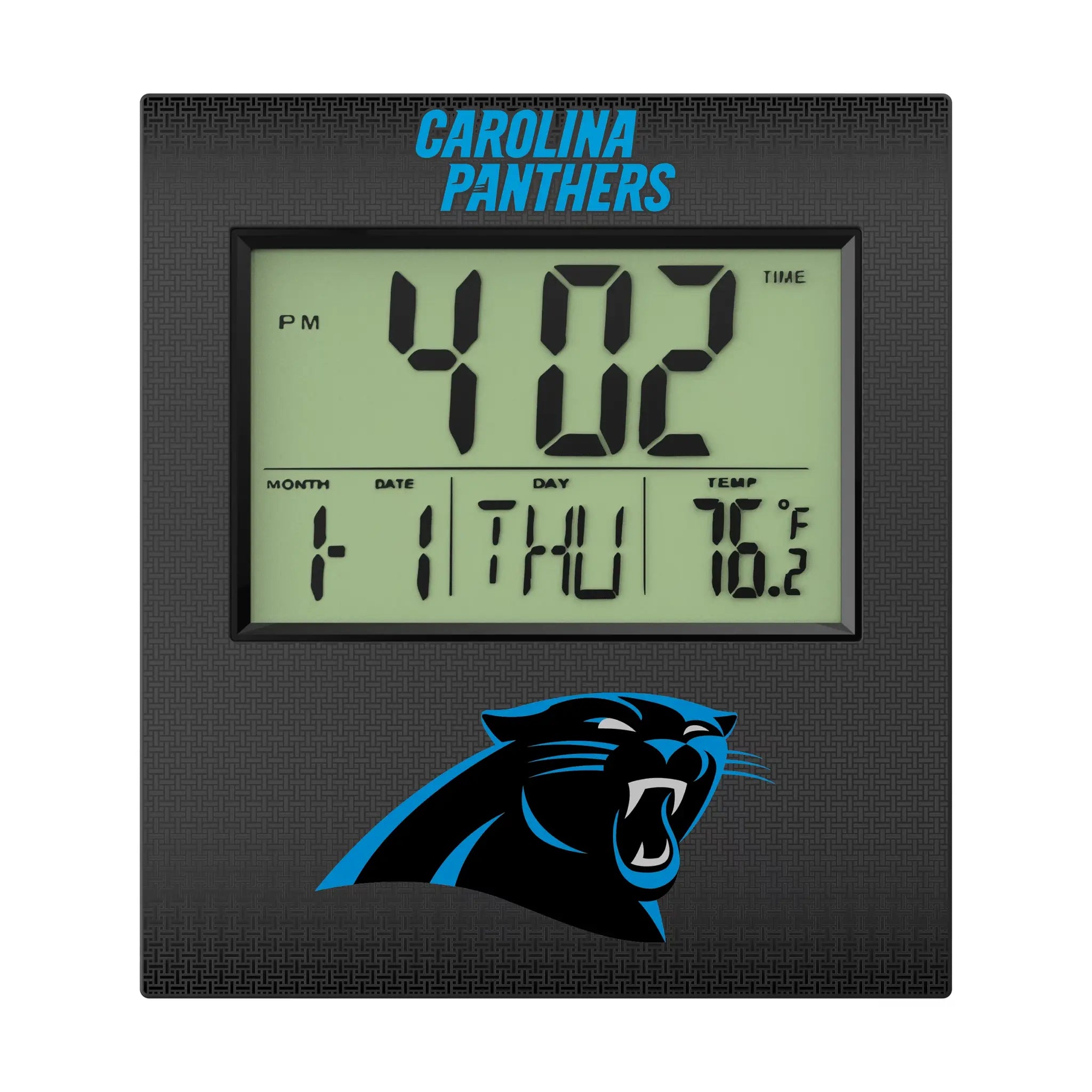 Carolina Panthers Linen Wall Clock