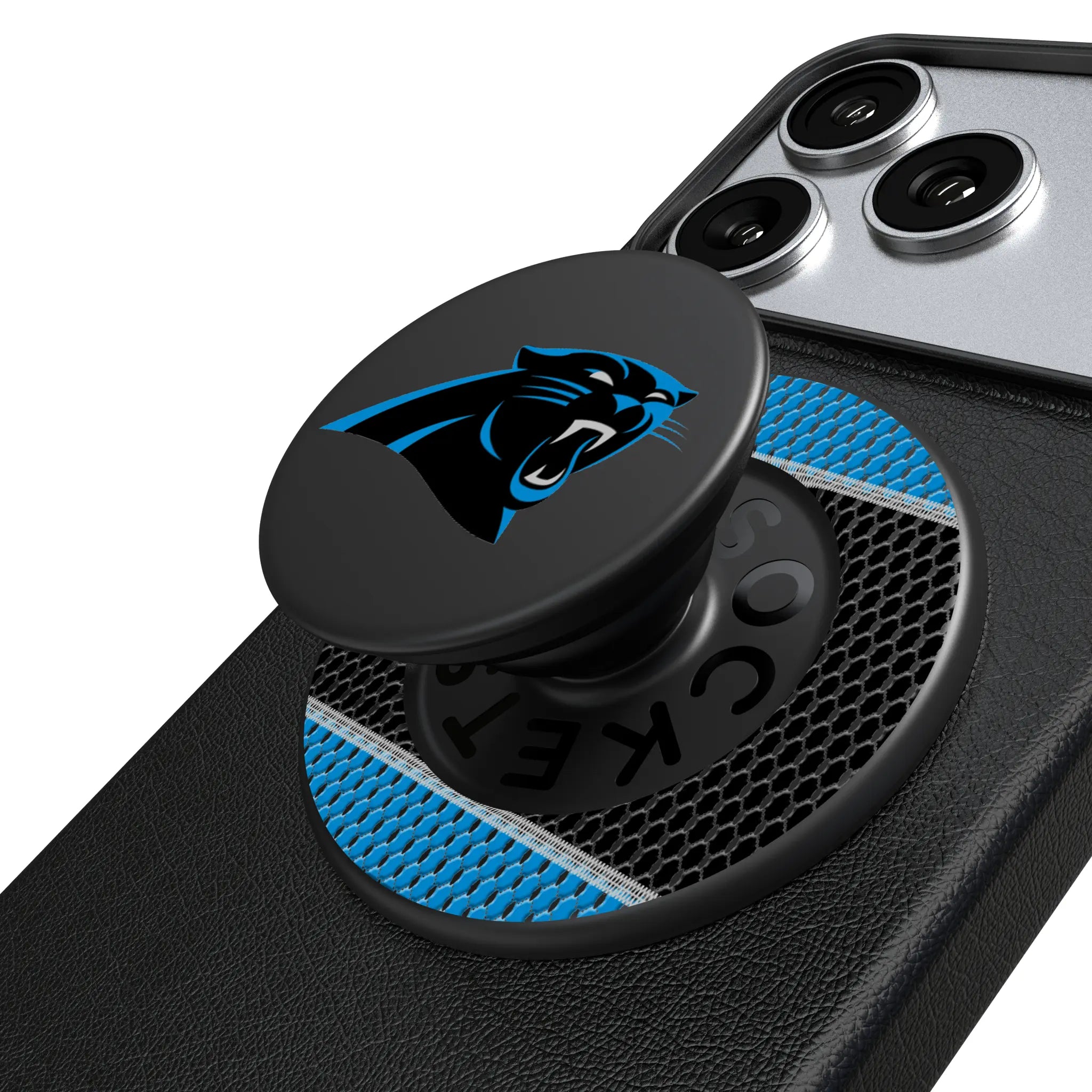 Carolina Panthers Mesh PopSockets Magnetic Phone Grip and Stand