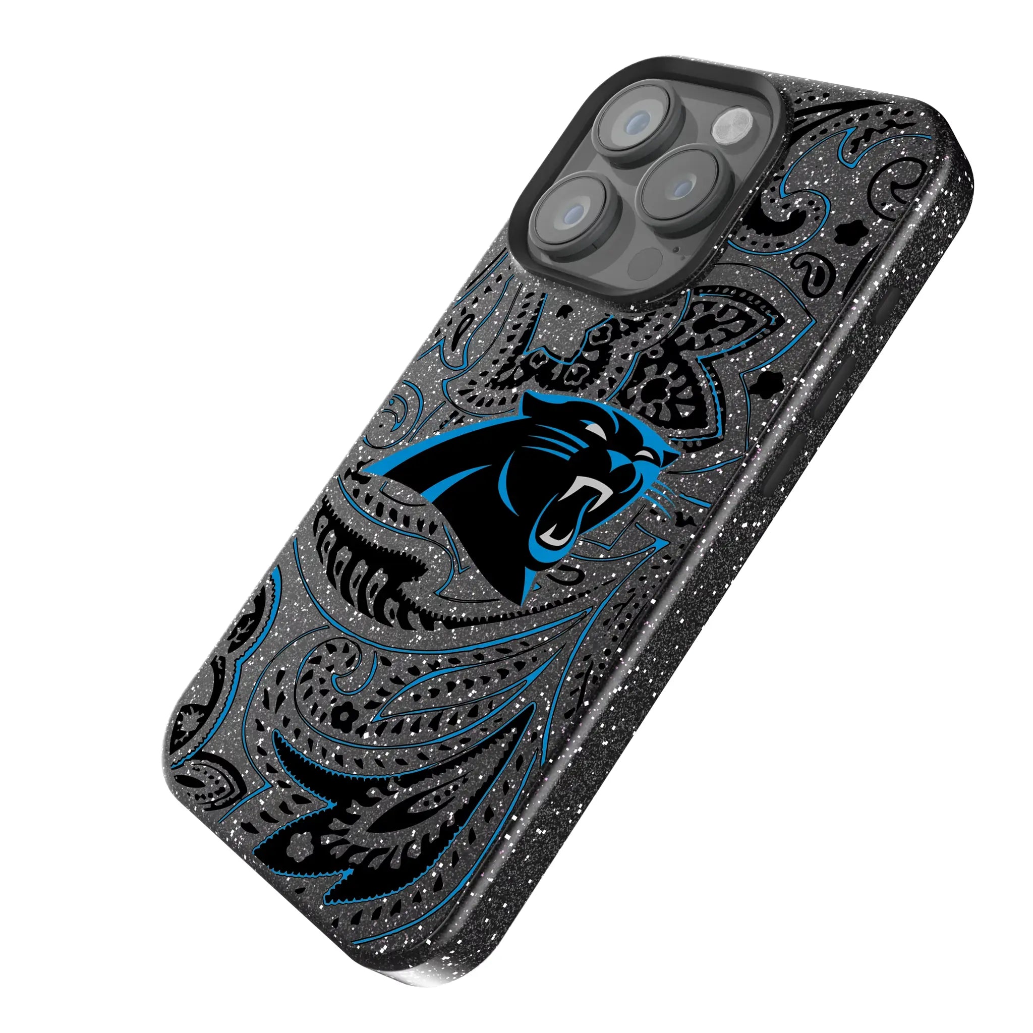 Carolina Panthers Paisley Bling Phone Case