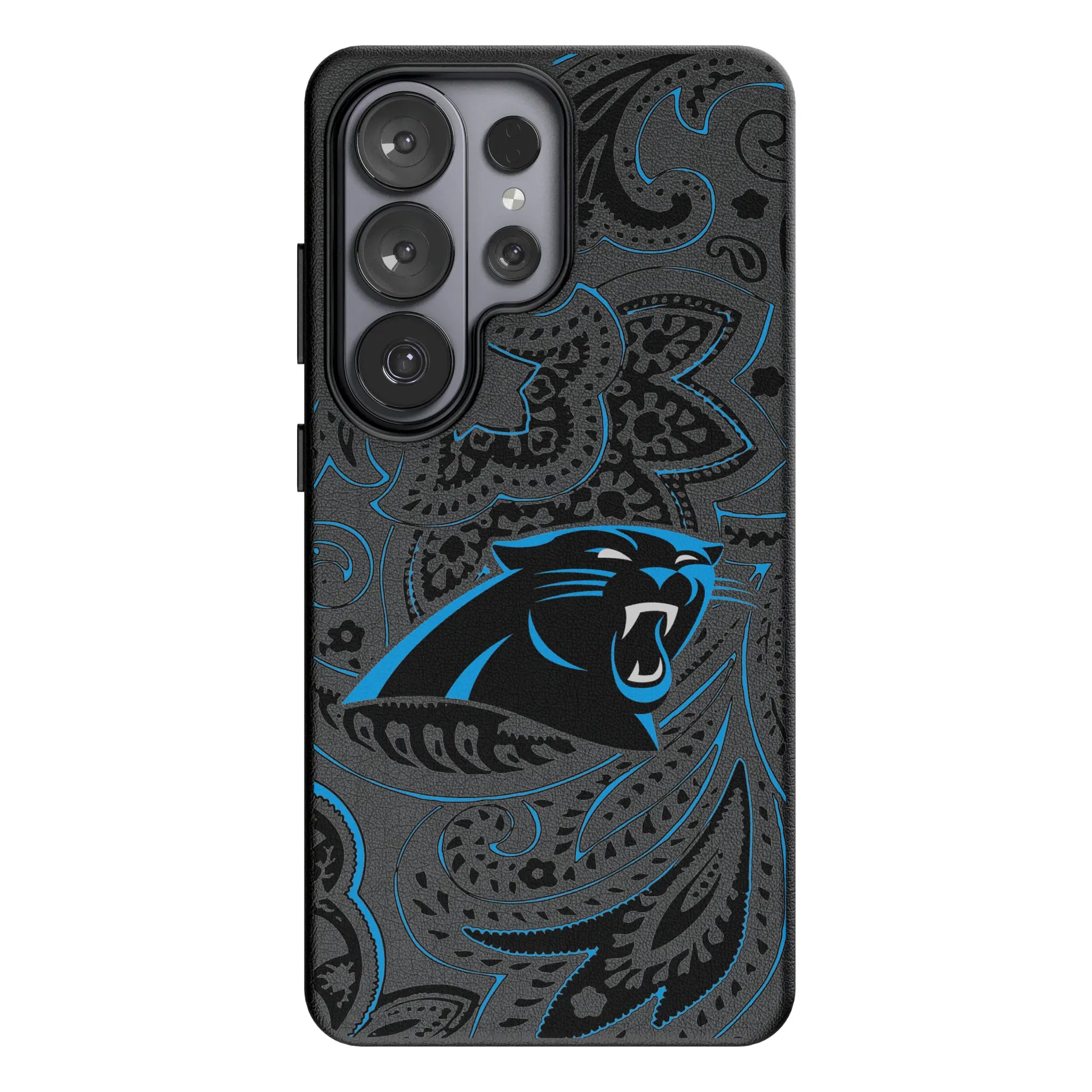 Carolina Panthers Paisley MagSafe Compatible Phone Case for Samsung Galaxy