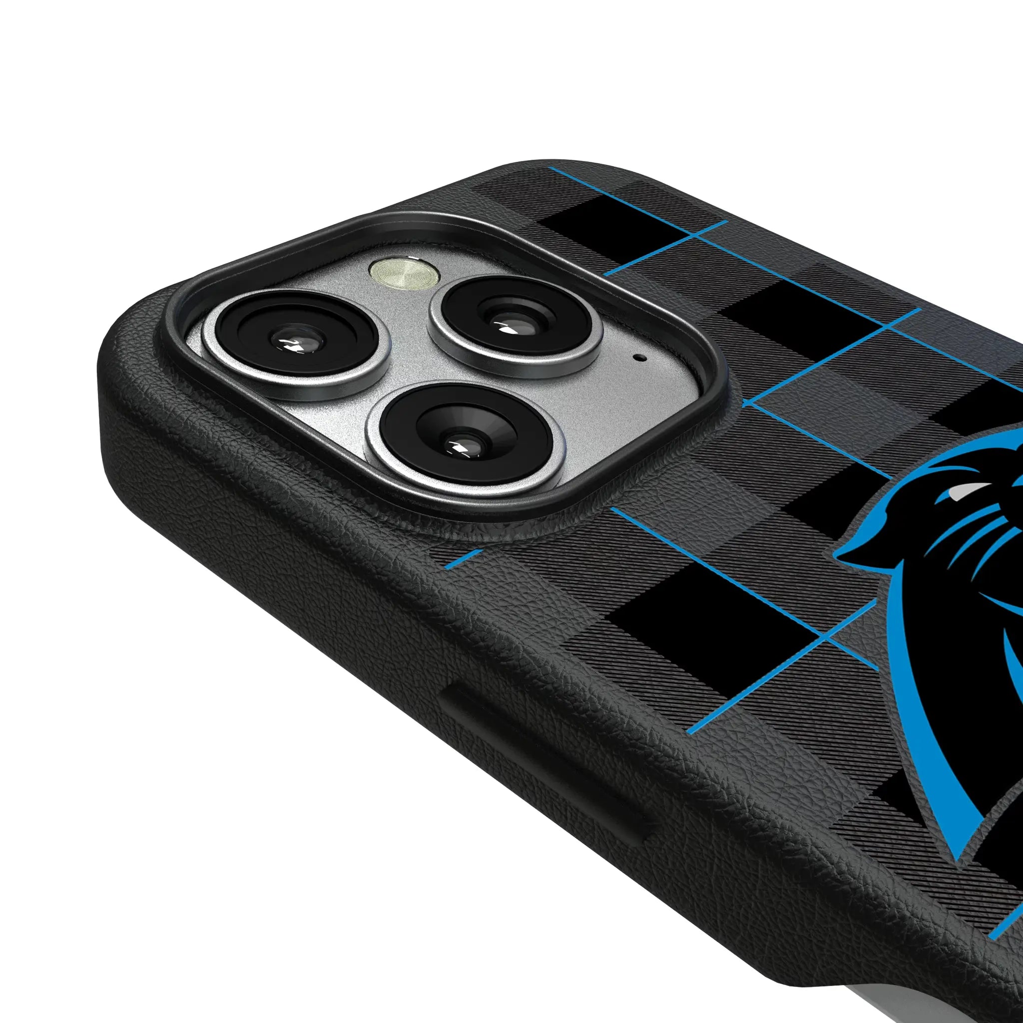 Carolina Panthers Plaid MagSafe Compatible Phone Case for Apple iPhone