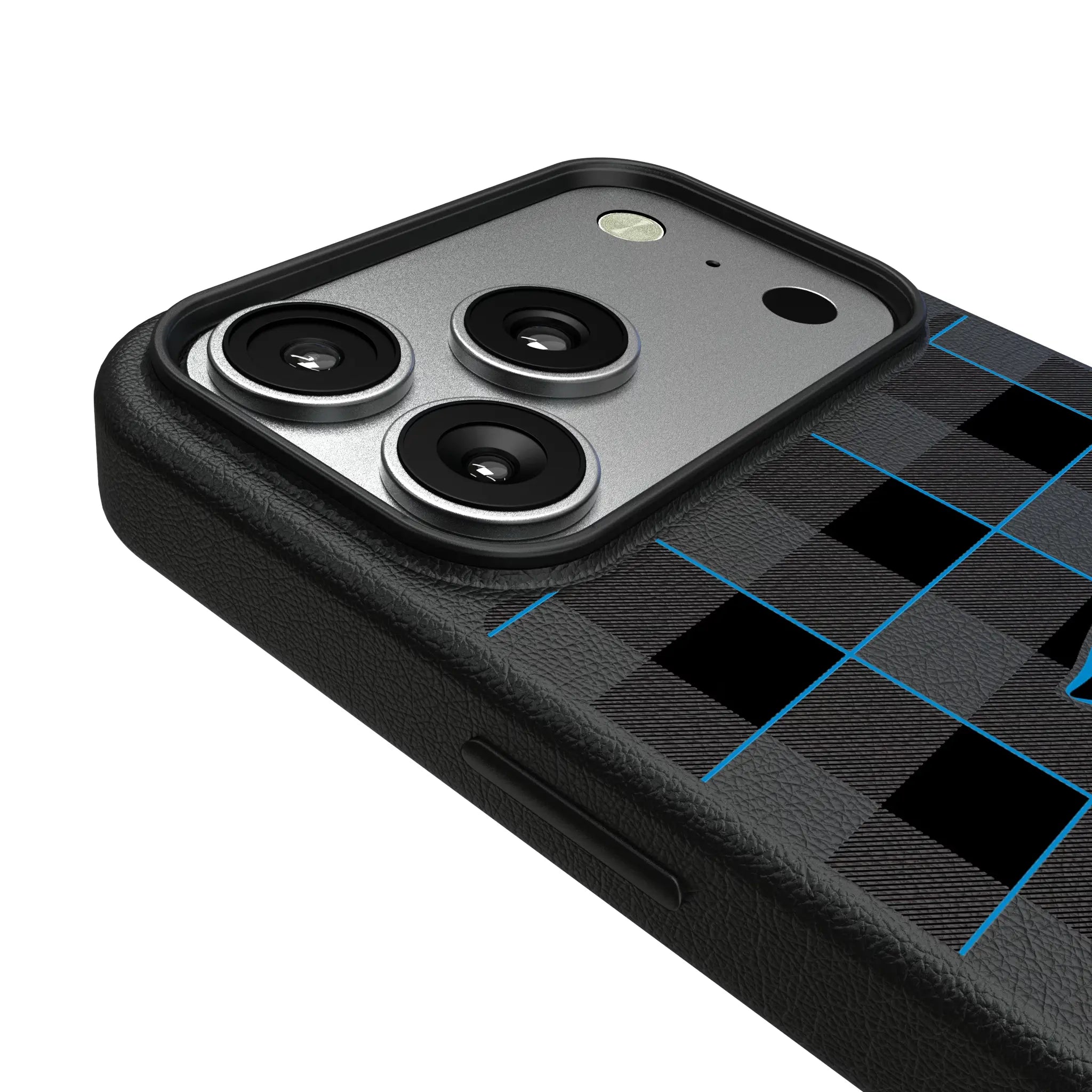 Carolina Panthers Plaid MagSafe Compatible Phone Case for Apple iPhone