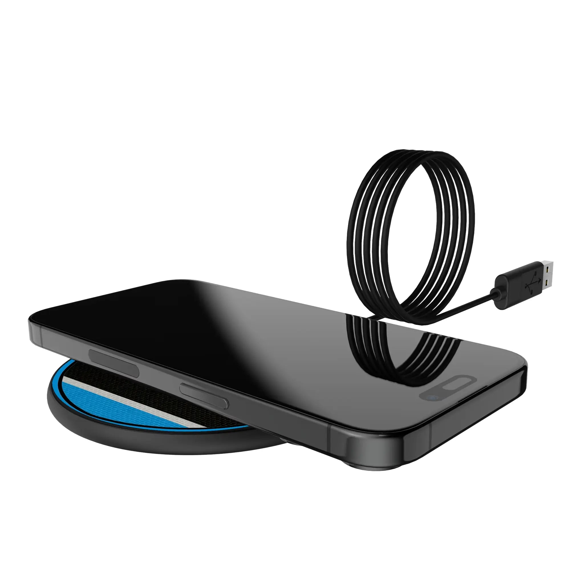 Carolina Panthers Stripe 15-Watt Wireless Charger