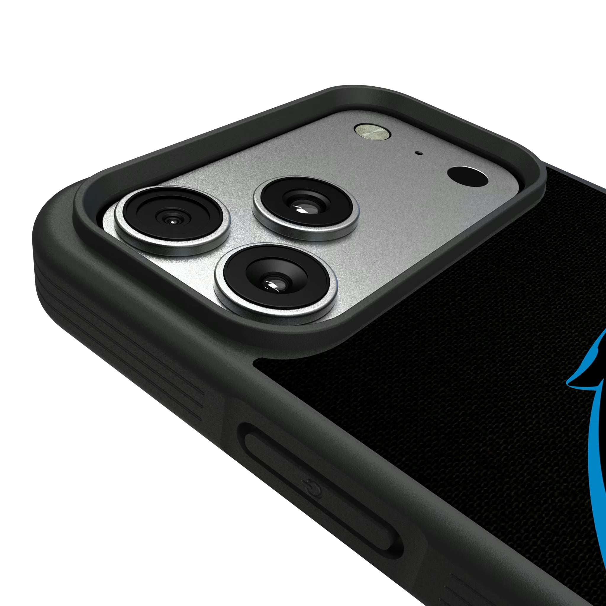 Carolina Panthers Stripe Bump Phone Case - Sports Gifts, Sports Memorabilia, Sports Collectibles, Fan Shop