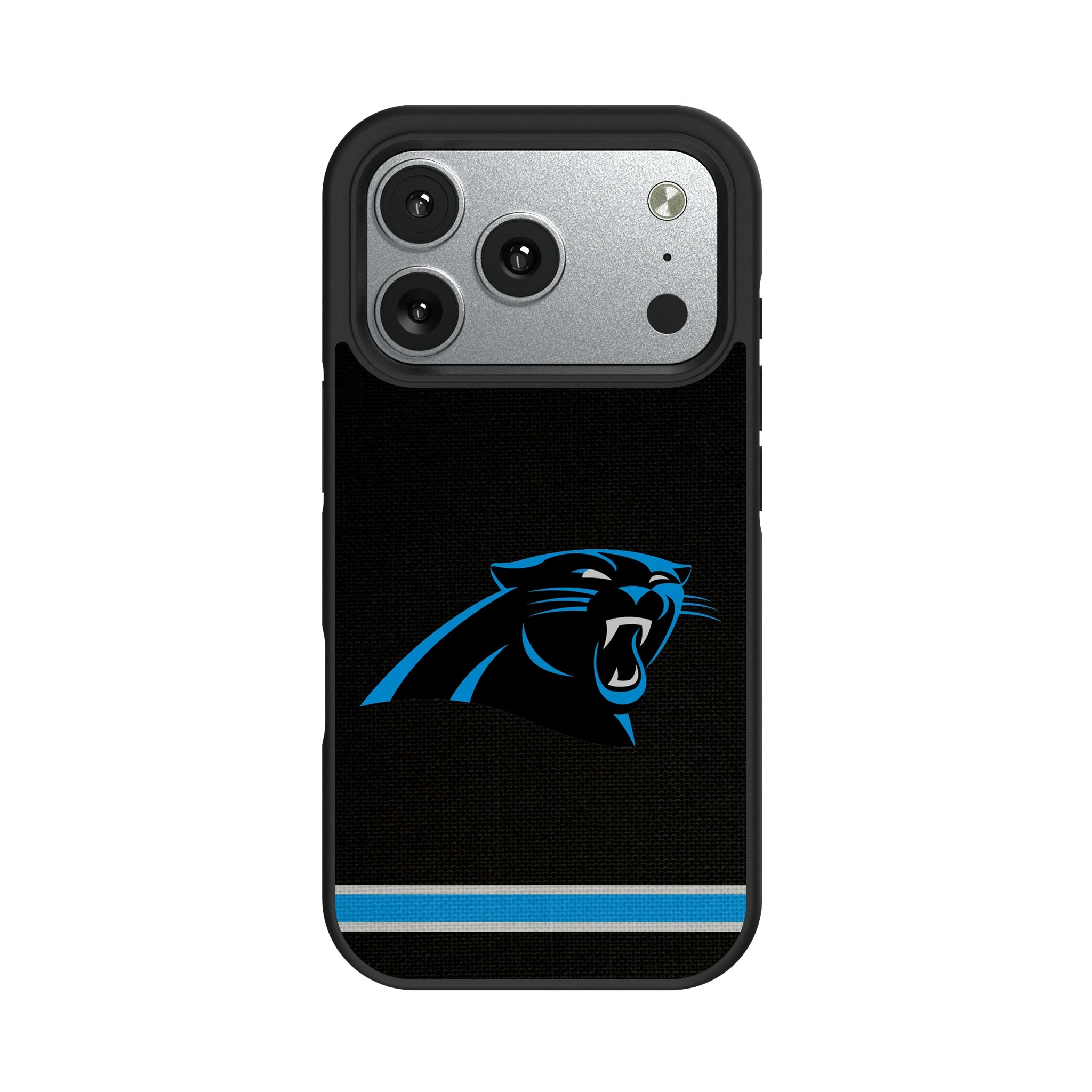 Carolina Panthers Stripe Bump Phone Case - Sports Gifts, Sports Memorabilia, Sports Collectibles, Fan Shop