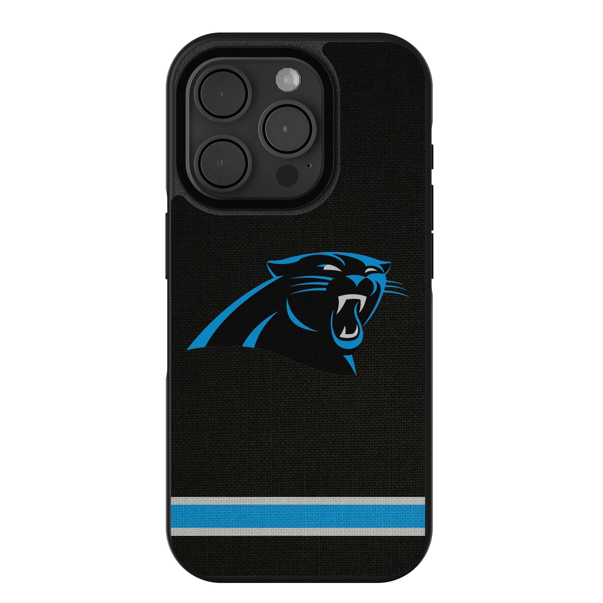 Carolina Panthers Stripe Bump Phone Case - Sports Gifts, Sports Memorabilia, Sports Collectibles, Fan Shop