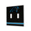 Carolina Panthers Stripe Hidden-Screw Light Switch Plate