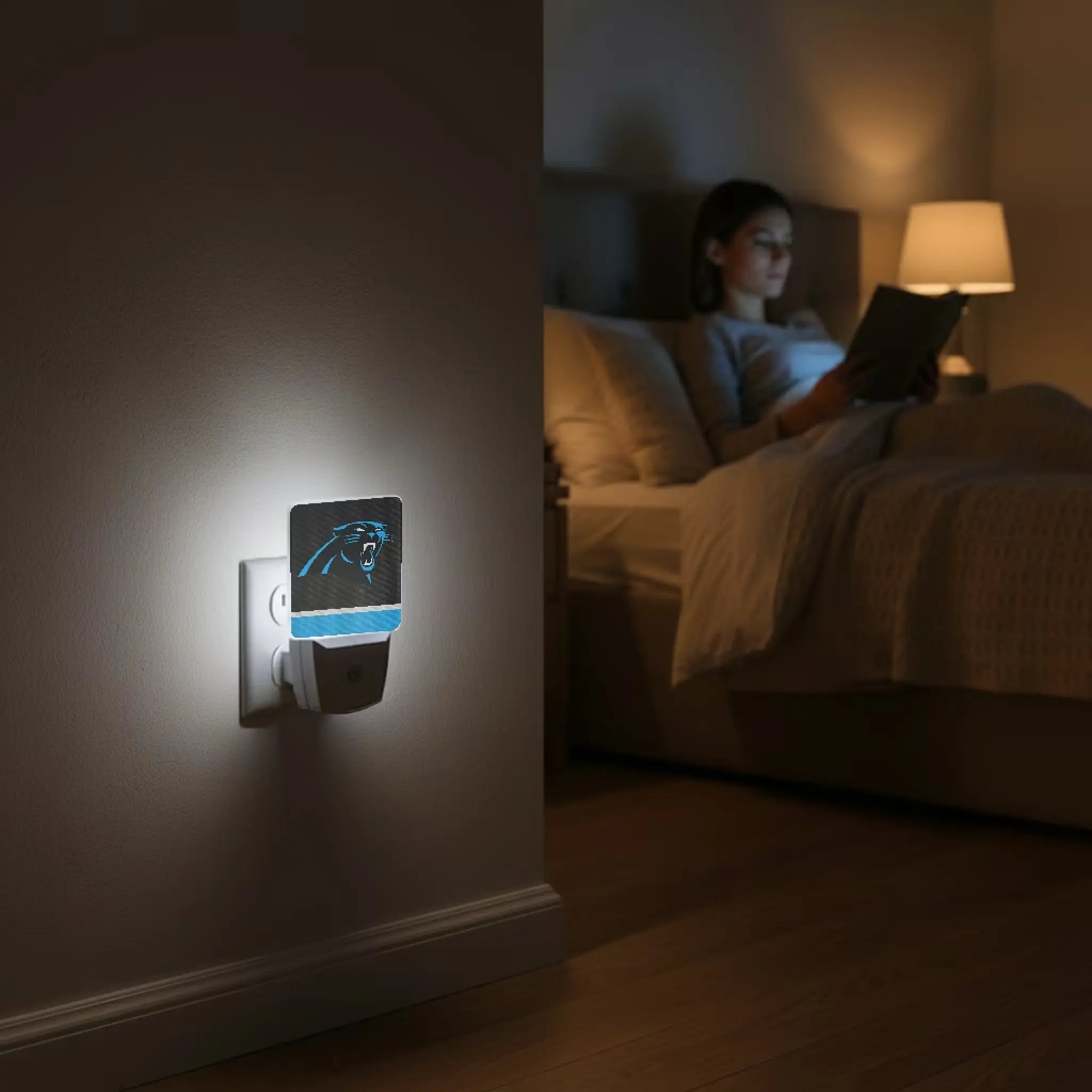 Carolina Panthers Stripe Night Light 2-Pack