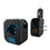Carolina Panthers Text Backdrop 2 in 1 USB A/C Charger