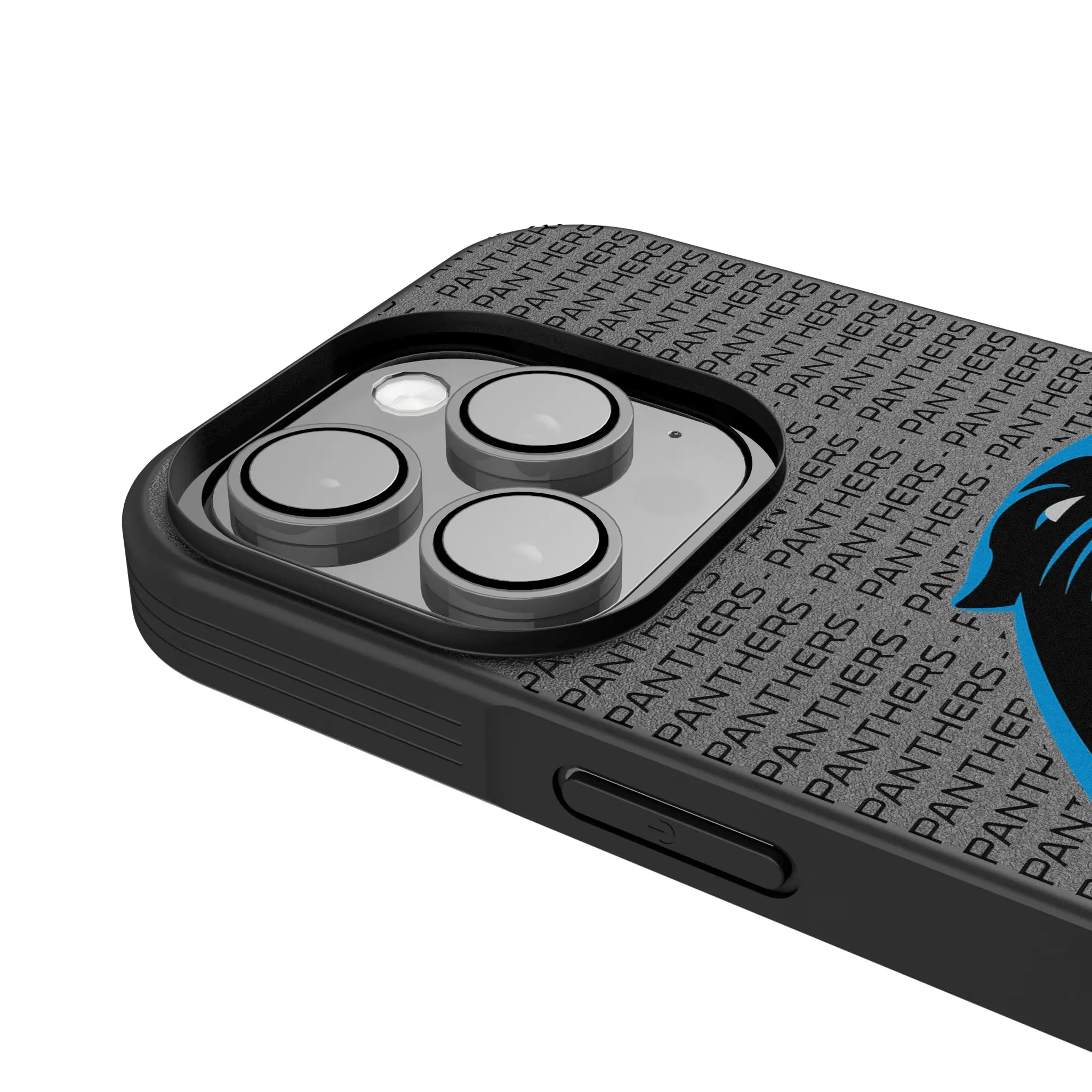 Carolina Panthers Text Backdrop Bump Phone Case