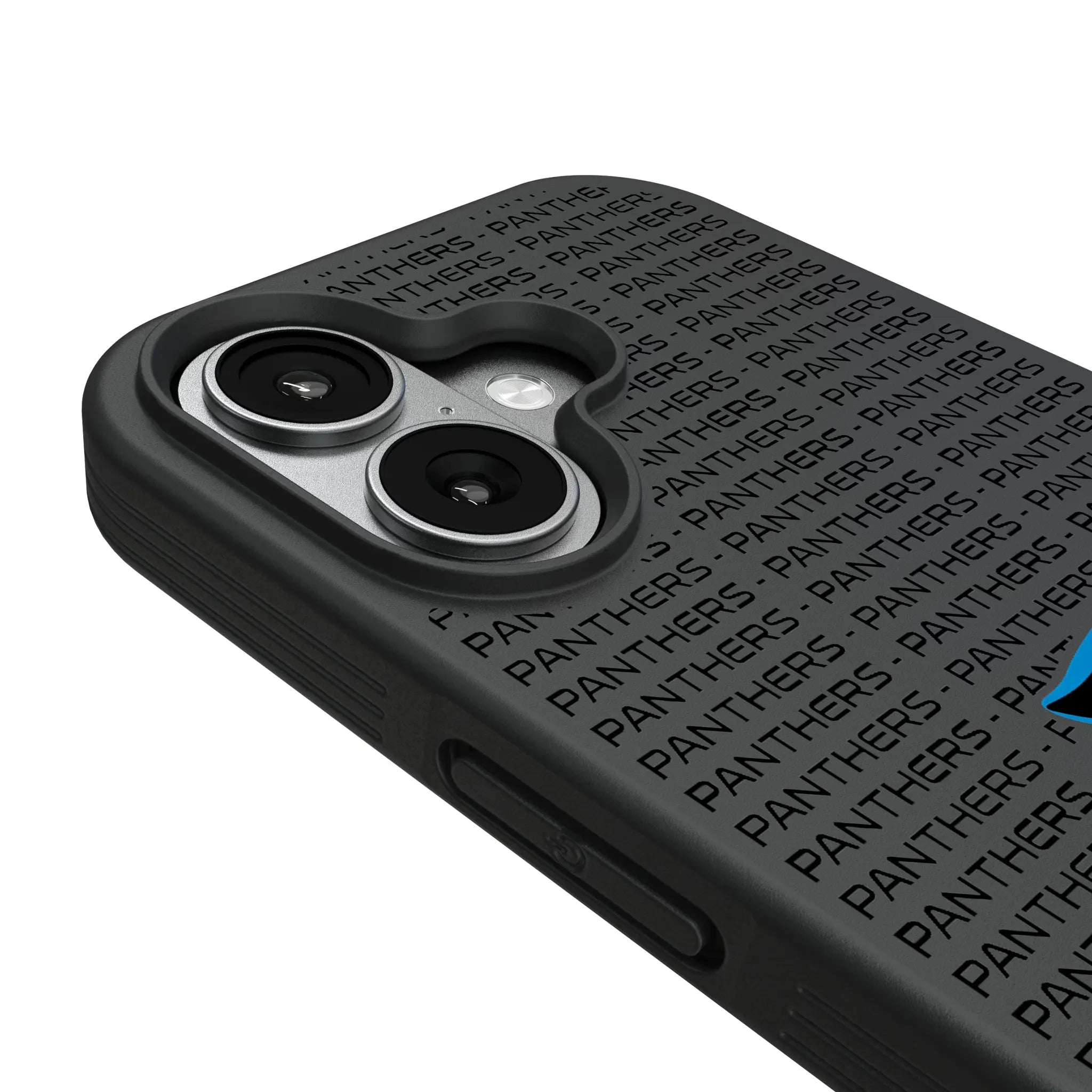 Carolina Panthers Text Backdrop Bump Phone Case