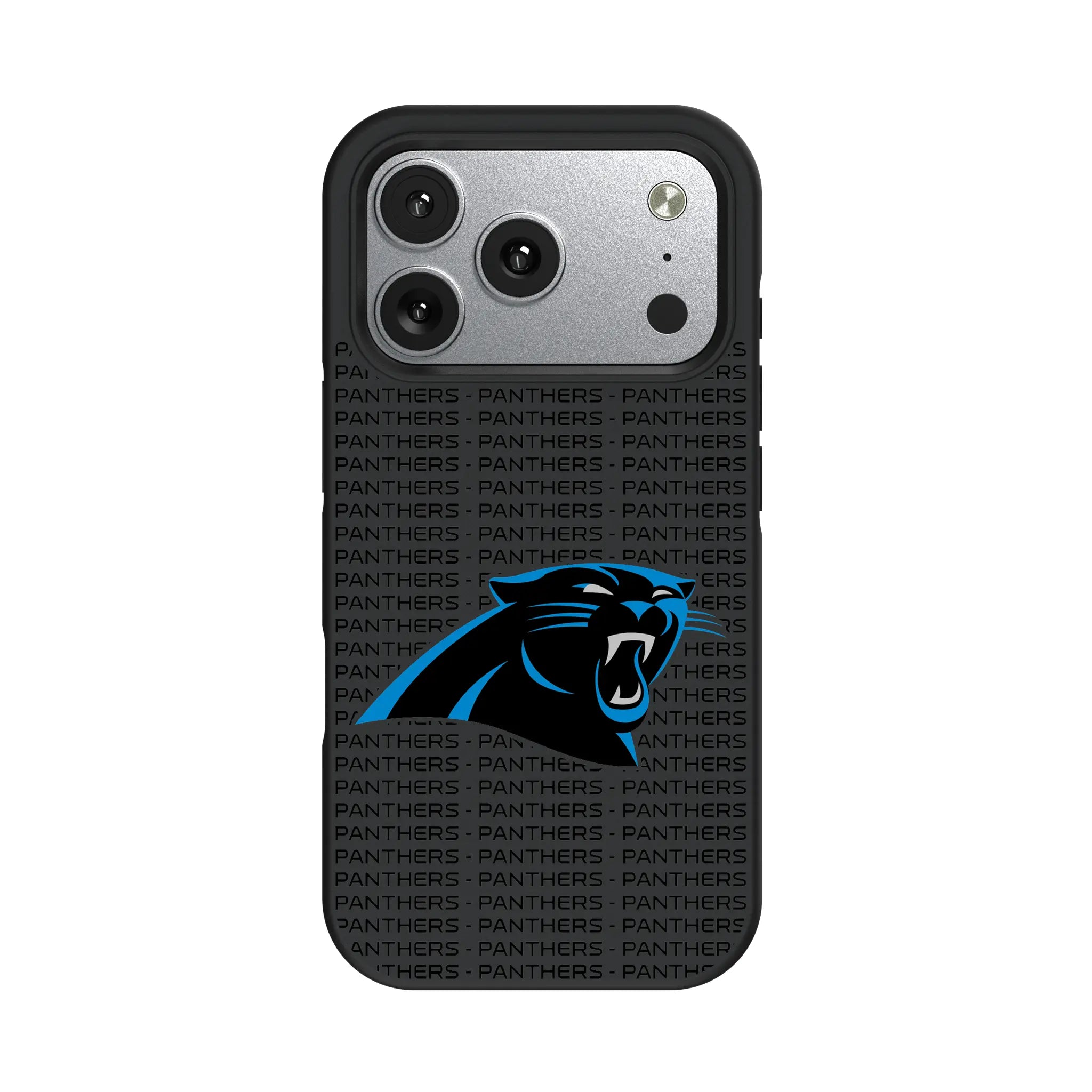 Carolina Panthers Text Backdrop Bump Phone Case