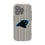 Carolina Panthers Text Backdrop Clear Phone Case for Apple iPhone