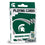 Michigan State Spartans 54-Card Deck Playing Cards - Sports Gifts, Sports Memorabilia, Sports Collectibles, Fan Shop