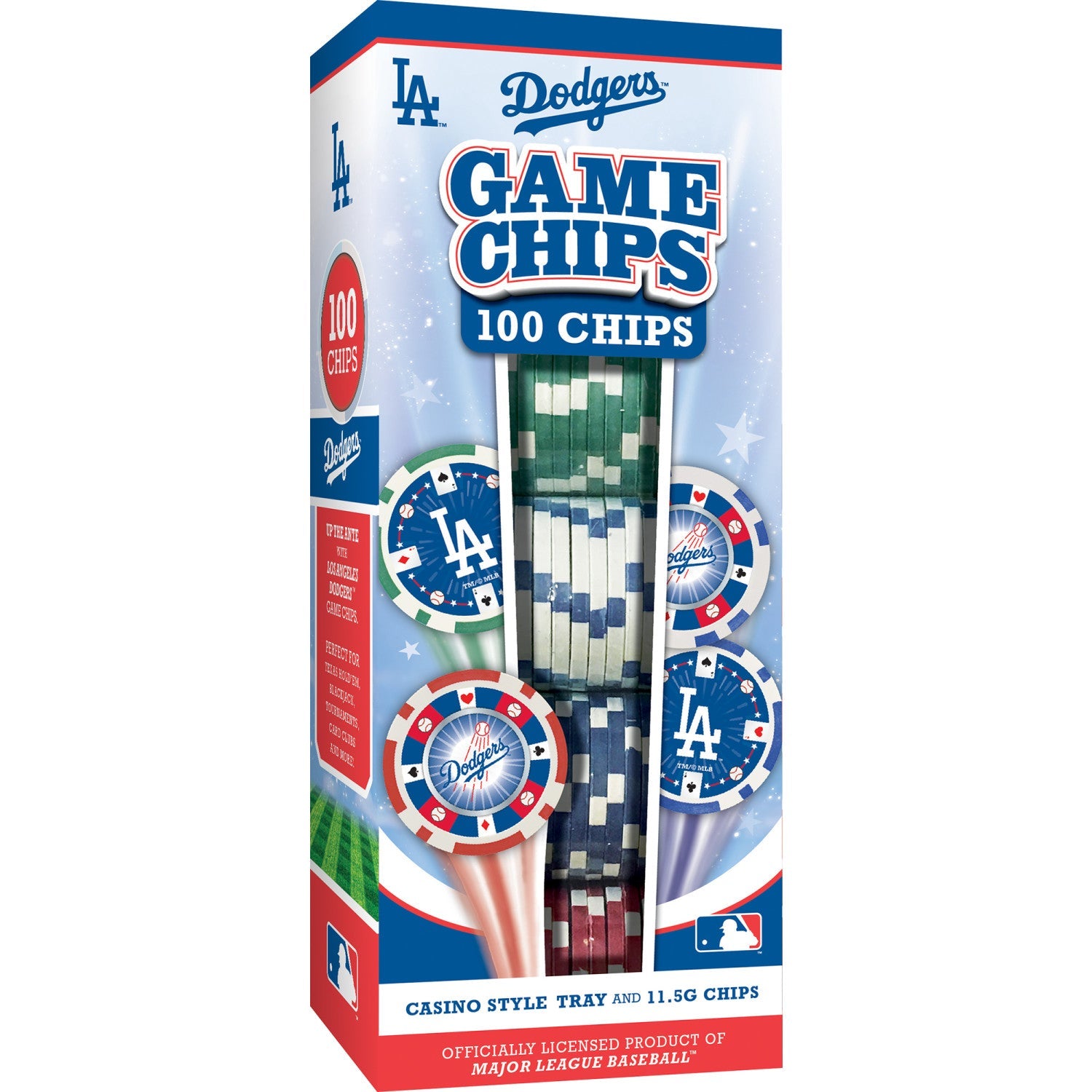 Los Angeles Dodgers 100 Piece Poker Chips - 757 Sports Collectibles