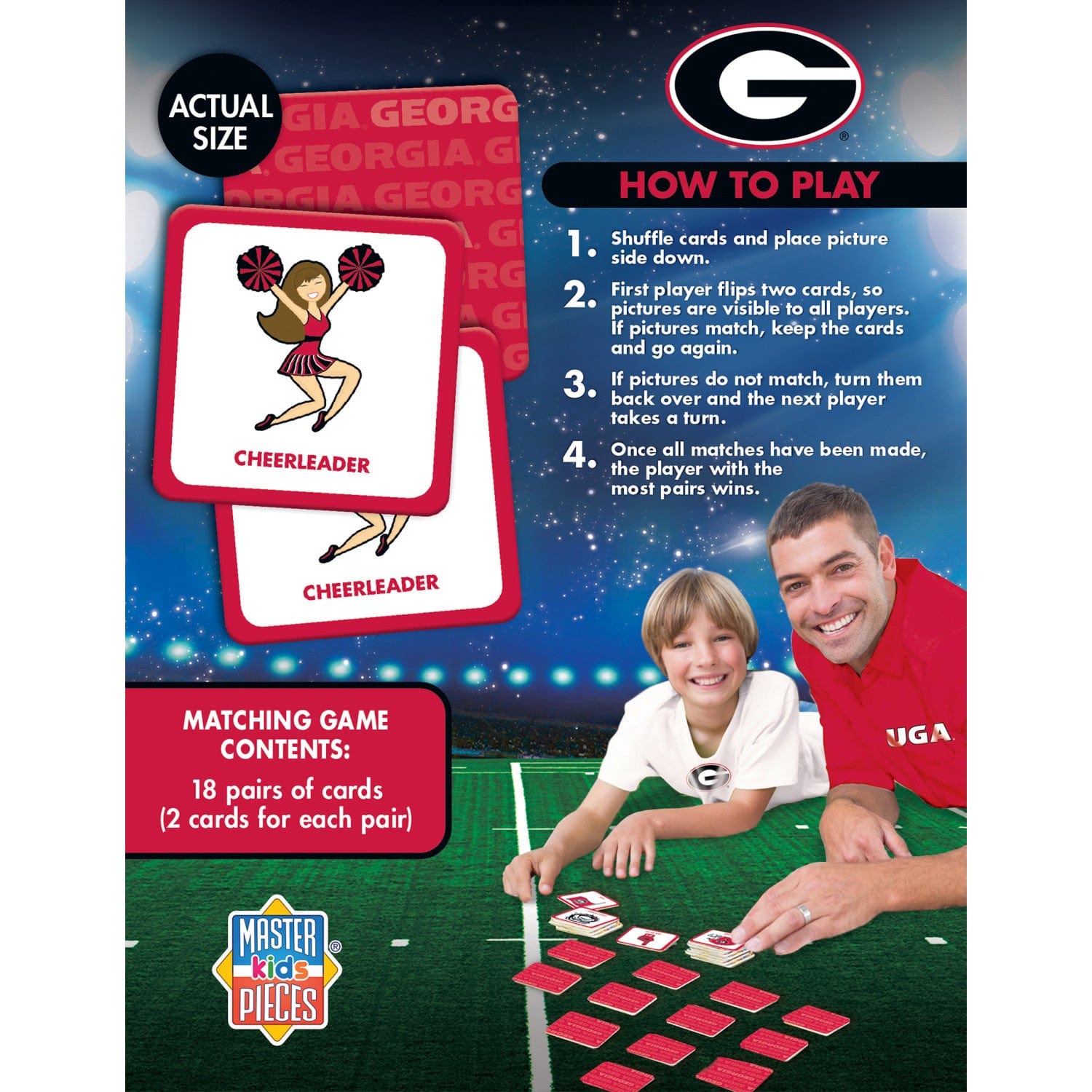 Georgia Bulldogs Memory Matching Game - Sports Gifts, Sports Memorabilia, Sports Collectibles, Fan Shop