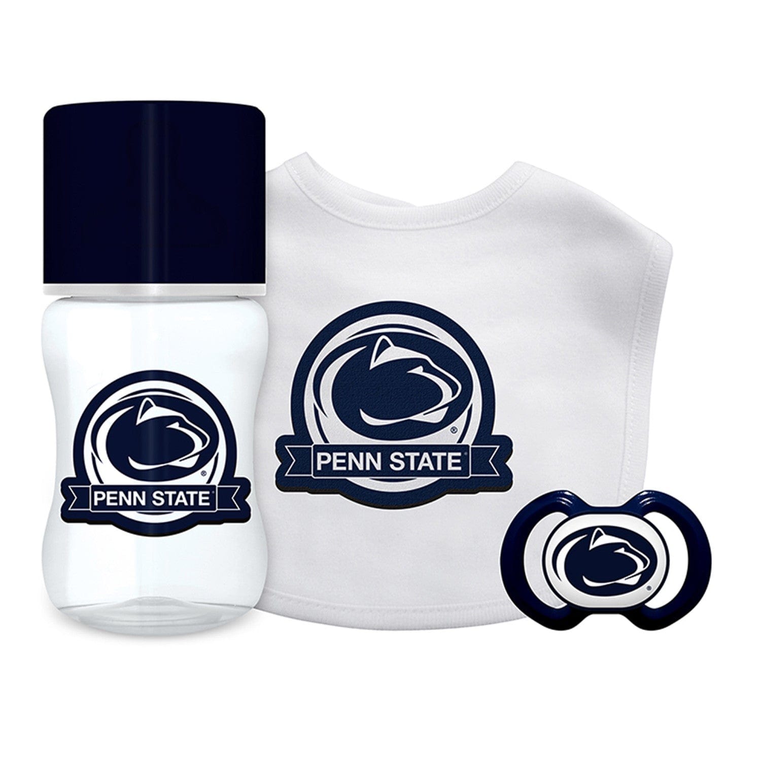 Penn State Nittany Lions 3-Piece Baby Gift Set - Sports Gifts, Sports Memorabilia, Sports Collectibles, Fan Shop