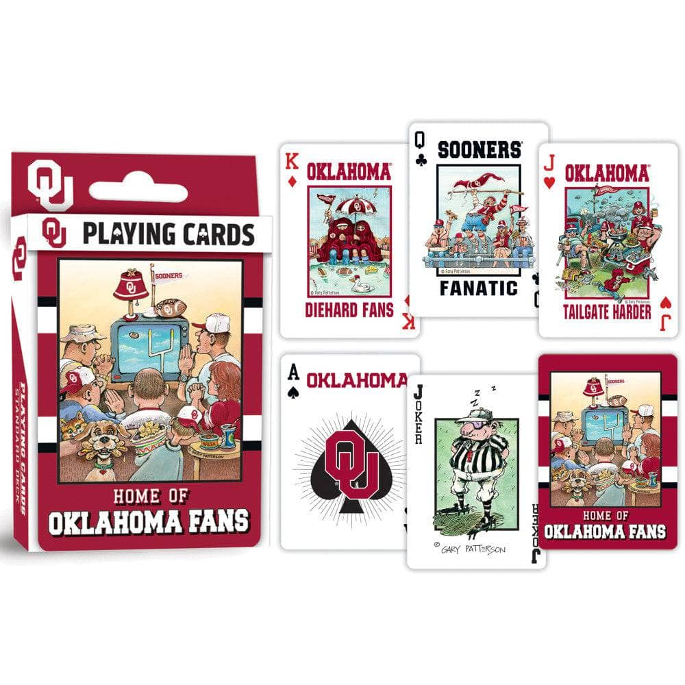 Oklahoma Sooners Fan Deck Playing Cards - 54 Card Deck