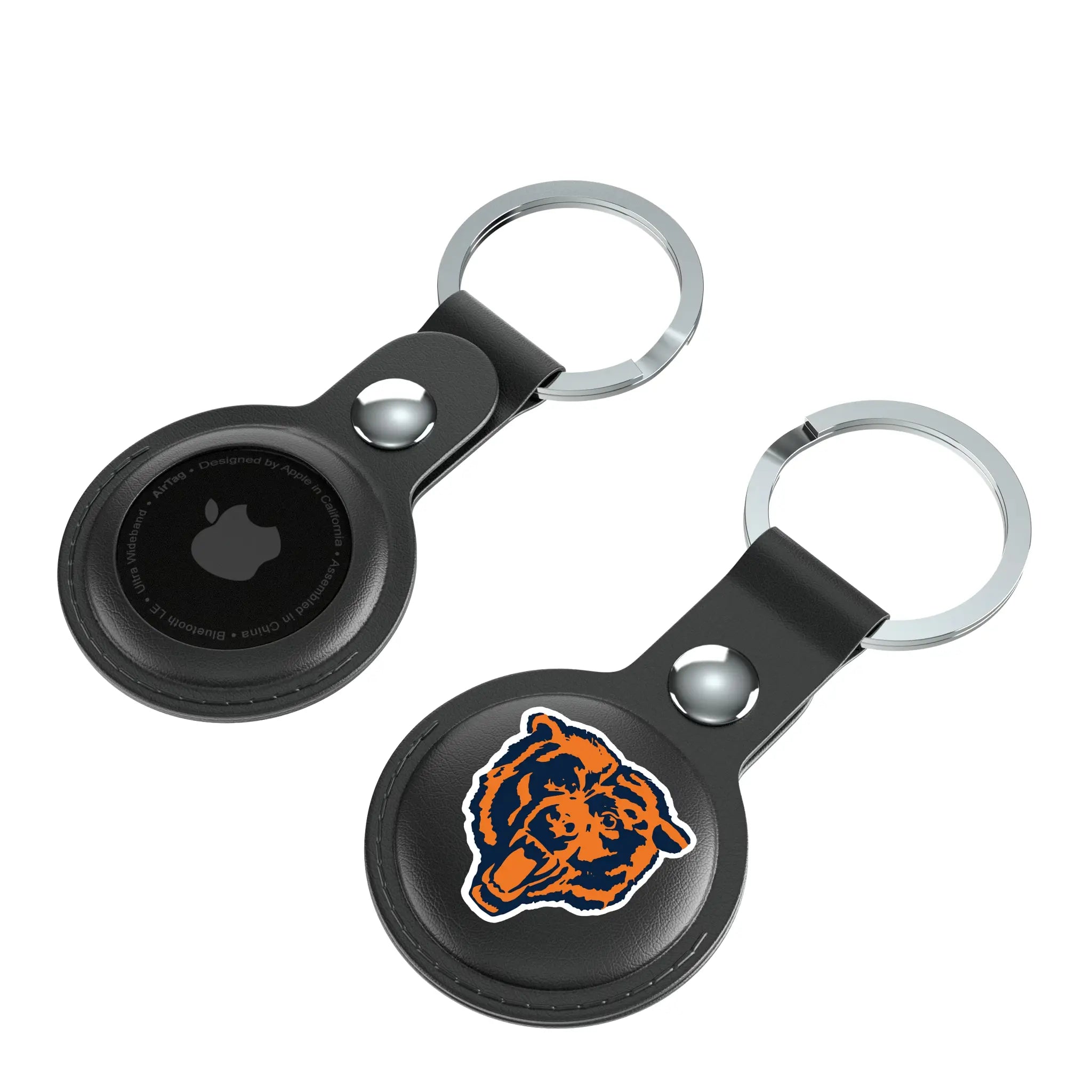 Chicago Bears 1946 Historic Collection Insignia Black Airtag Holder 2-Pack