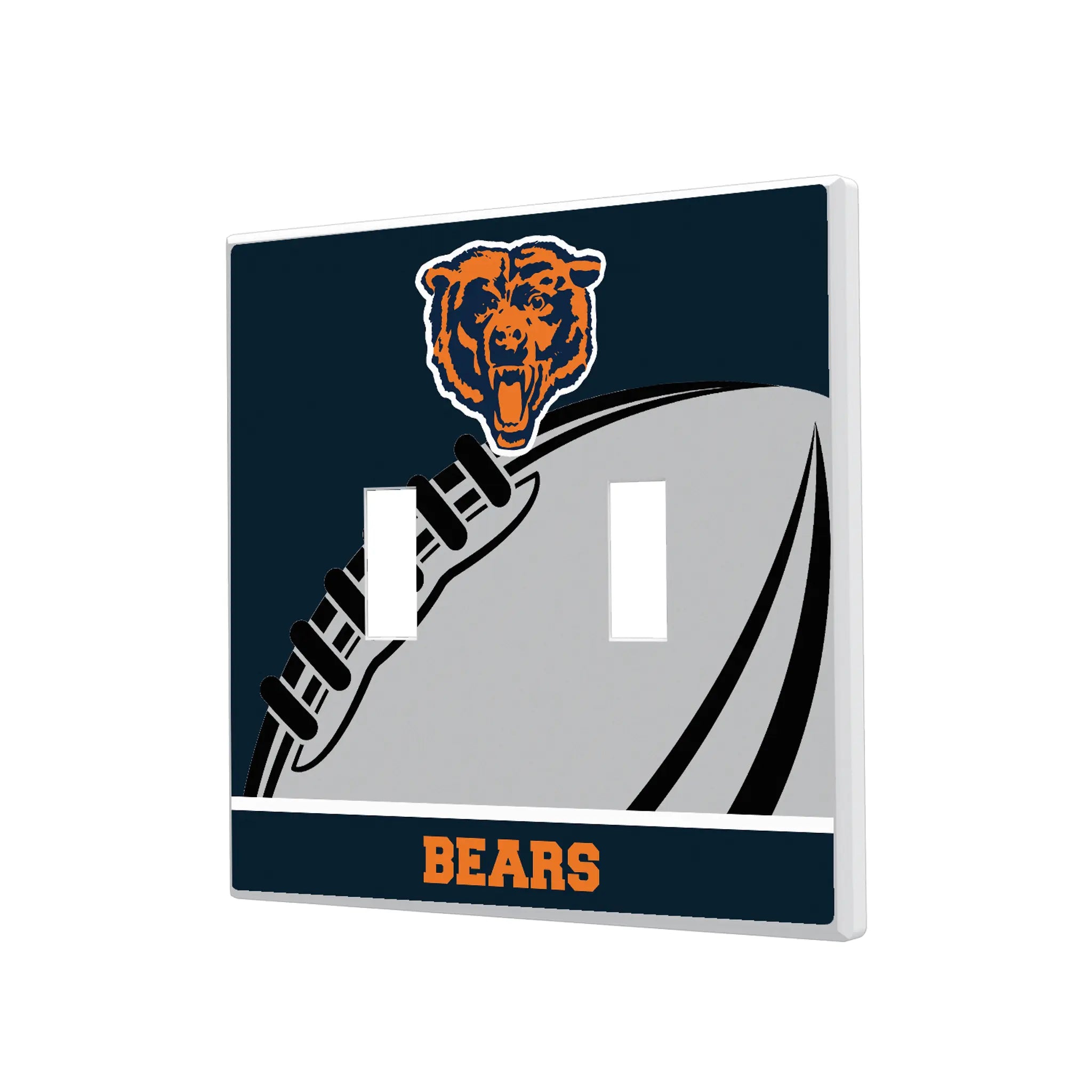 Chicago Bears 1946 Historic Collection Passtime Hidden-Screw Light Switch Plate