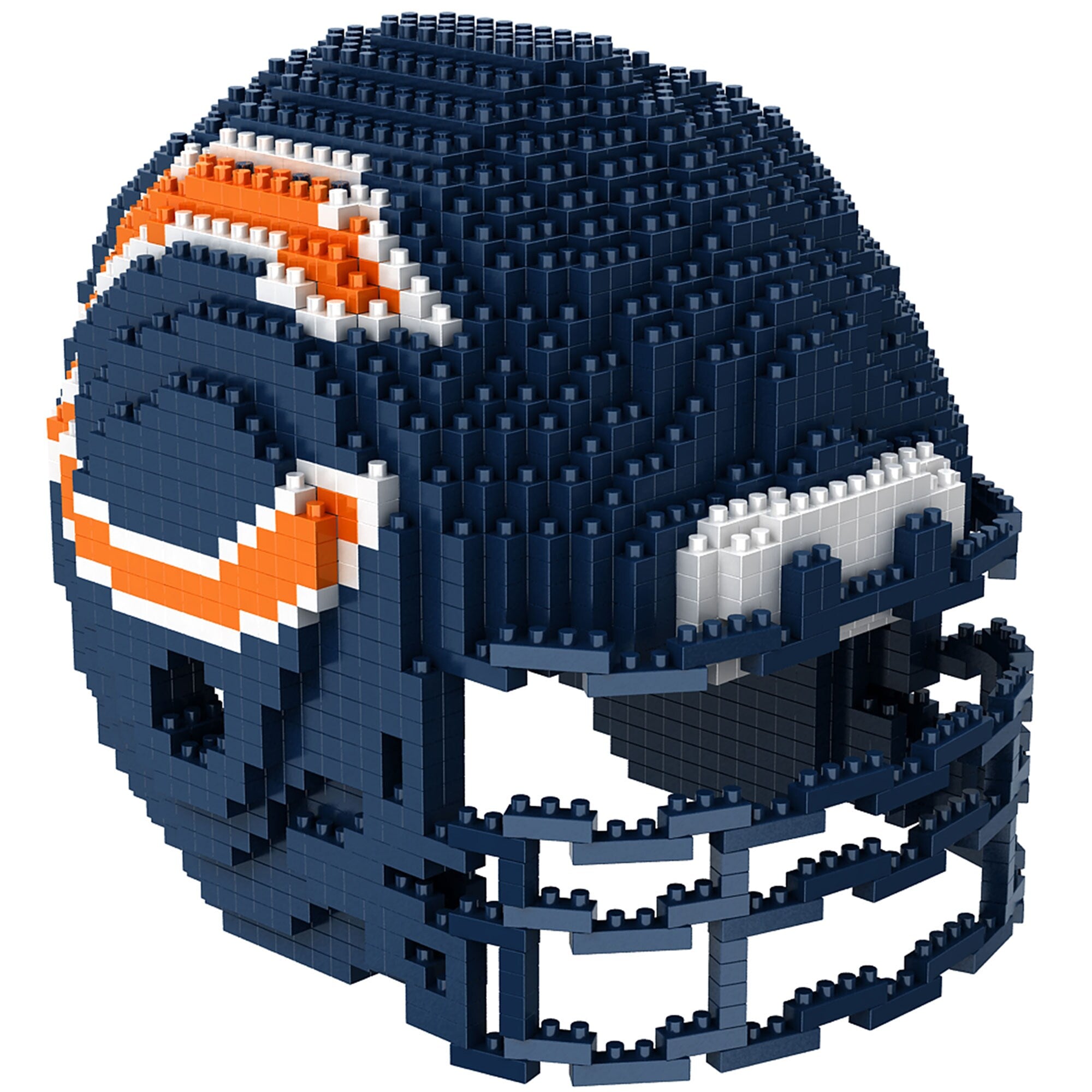 Chicago Bears Alternate Replica BRXLZ Mini Helmet - Sports Gifts, Sports Memorabilia, Sports Collectibles, Fan Shop