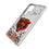 Chicago Bears Confetti Clear Phone Case for Samsung Galaxy