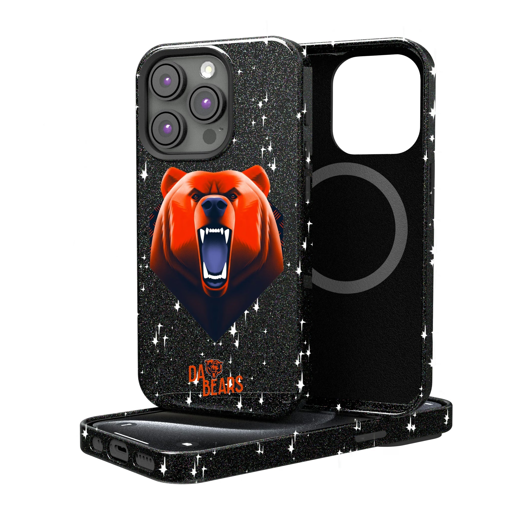 Chicago Bears 2024 Illustrated Limited Edition Bling Phone Case