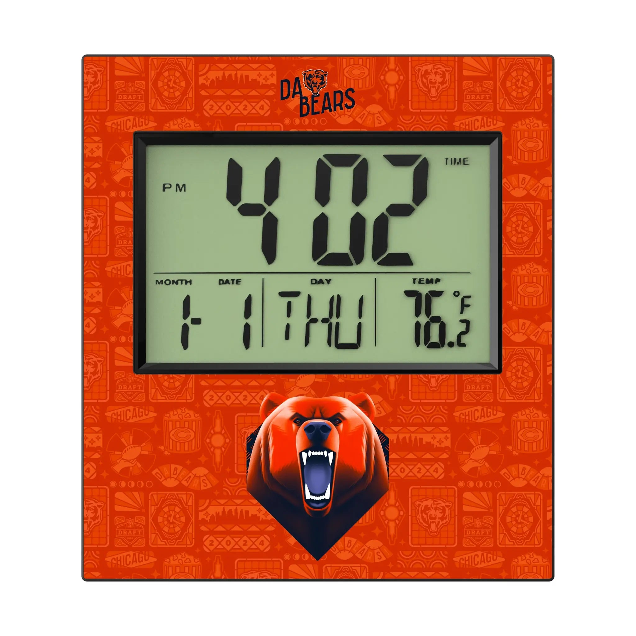 Chicago Bears 2024 Edition Wall Clock