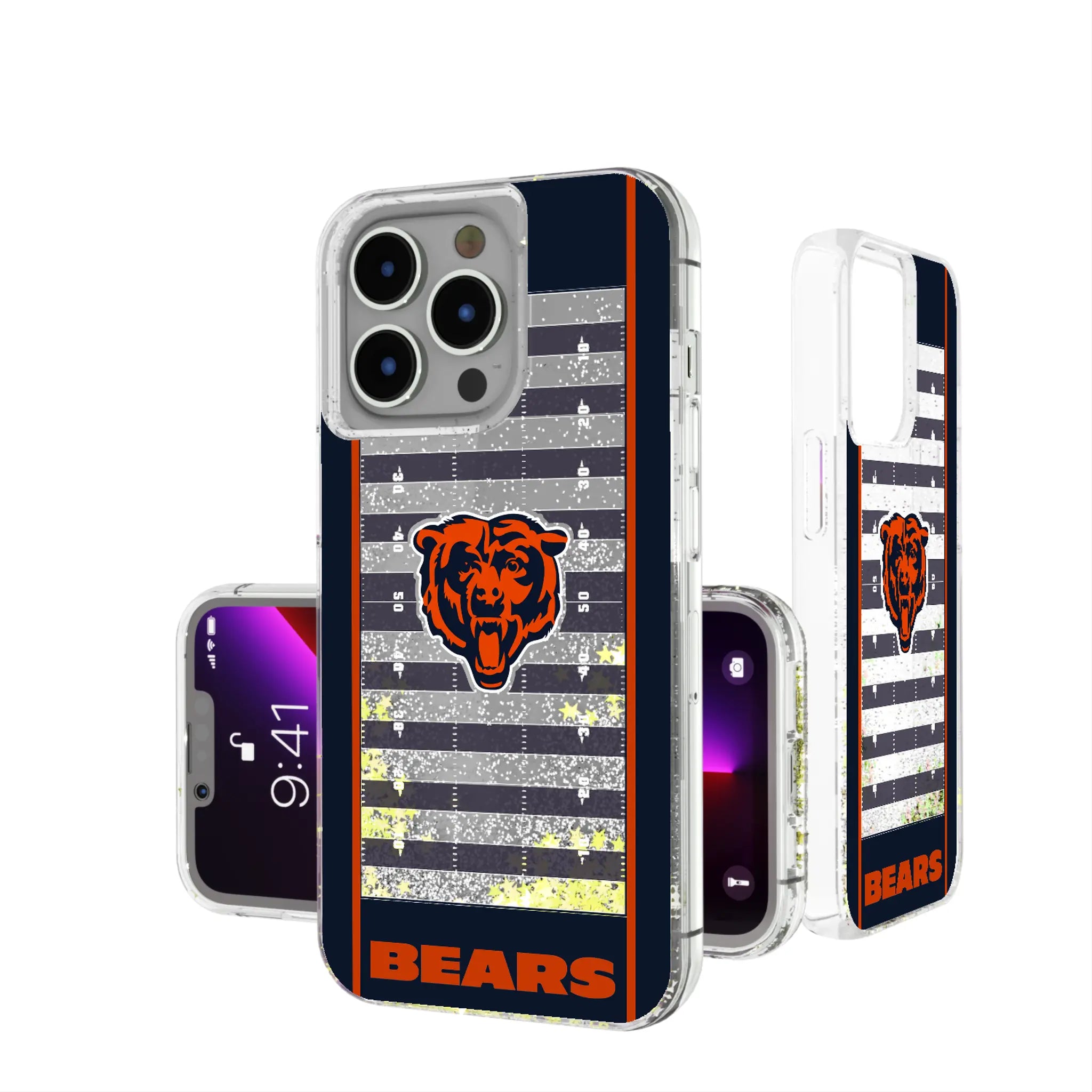 Chicago Bears Field Glitter Phone Case