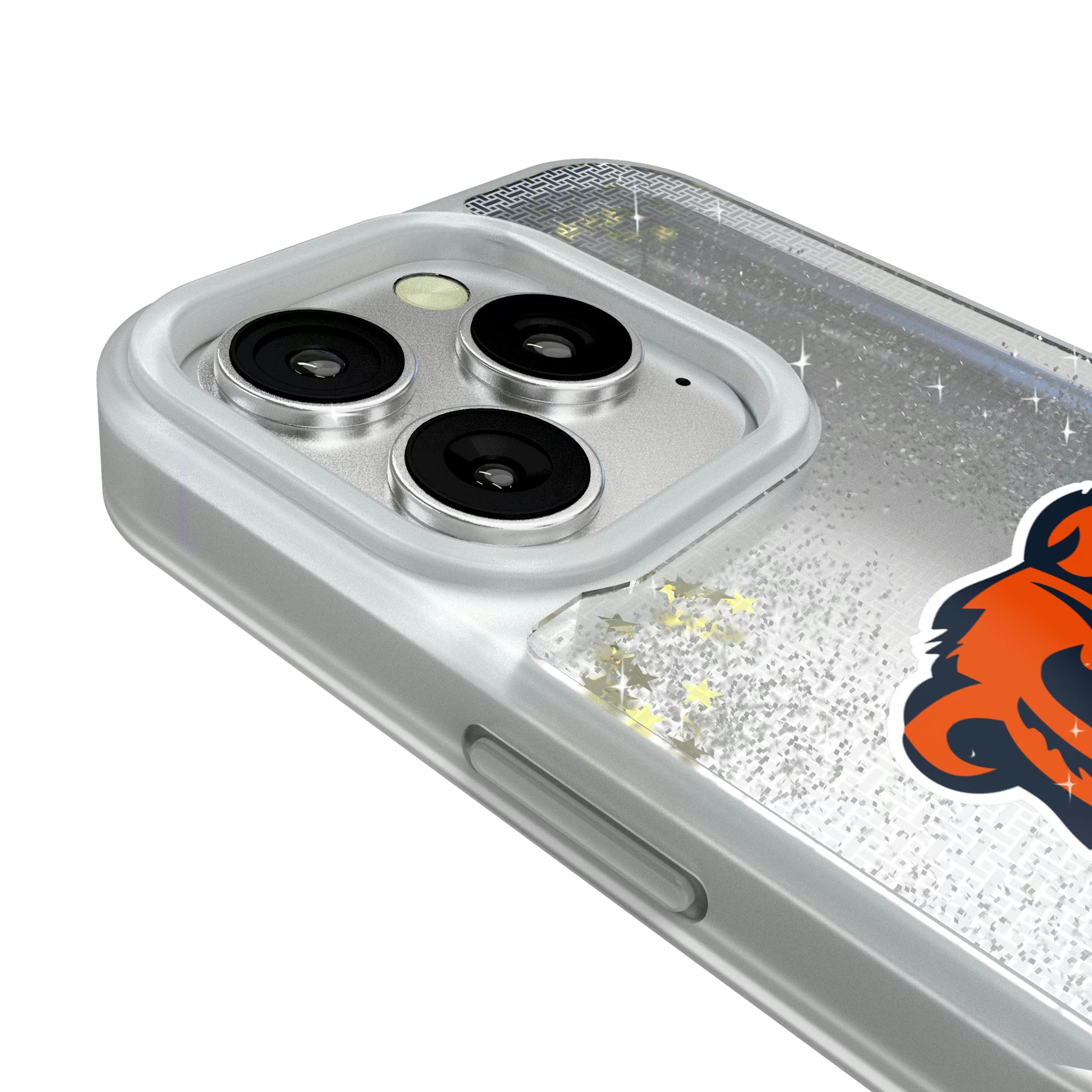 Chicago Bears Linen Glitter Phone Case